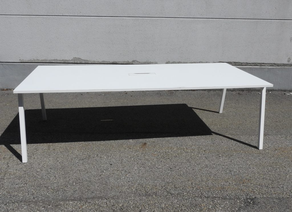 Konferensbord Vitt 250x120Cm