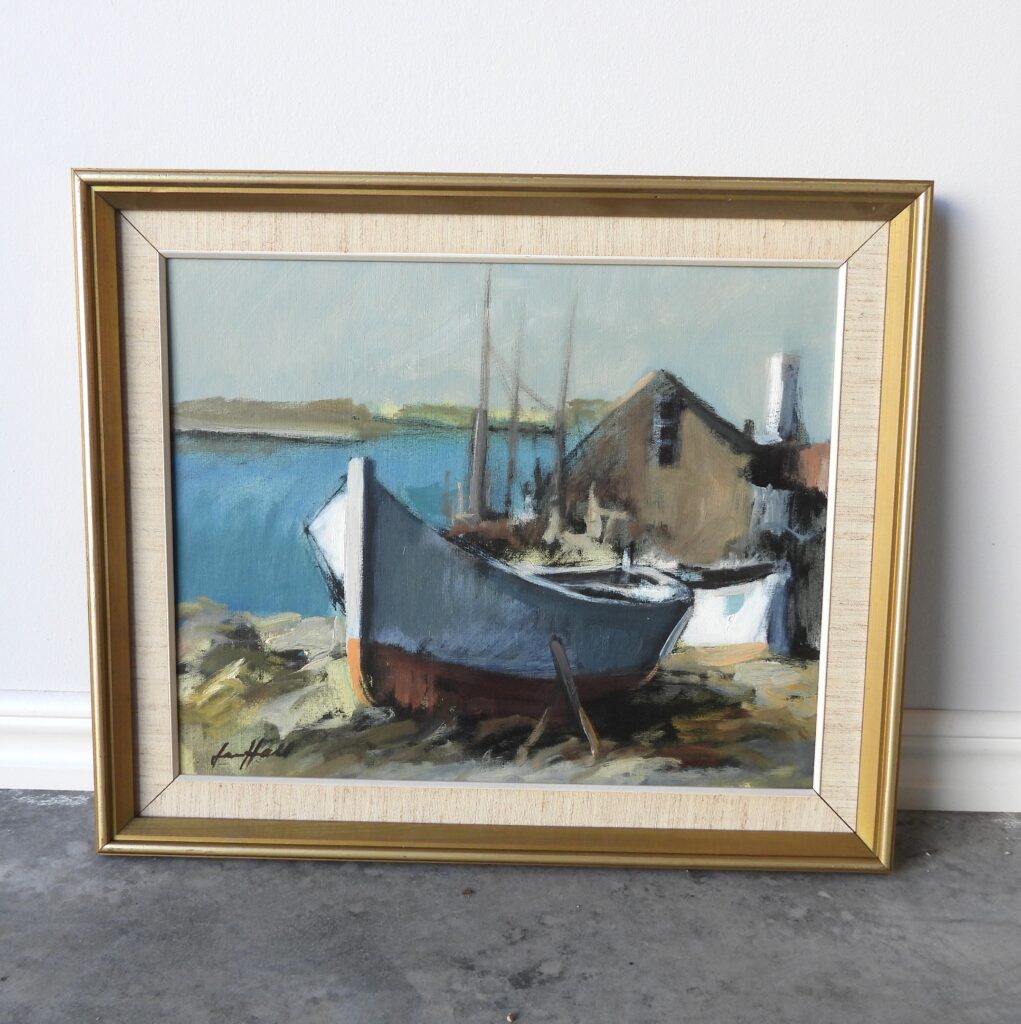 Tavla Lars Hall "Båt"