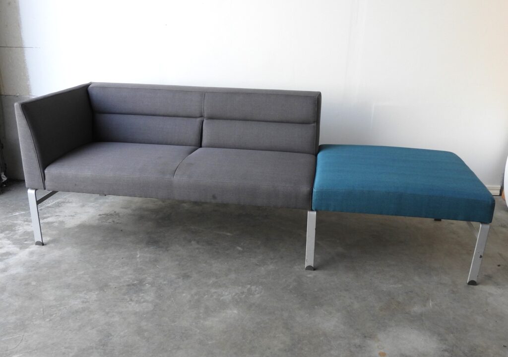 Soffa Wilson Kinnarps Grå/Turkos 220Cm