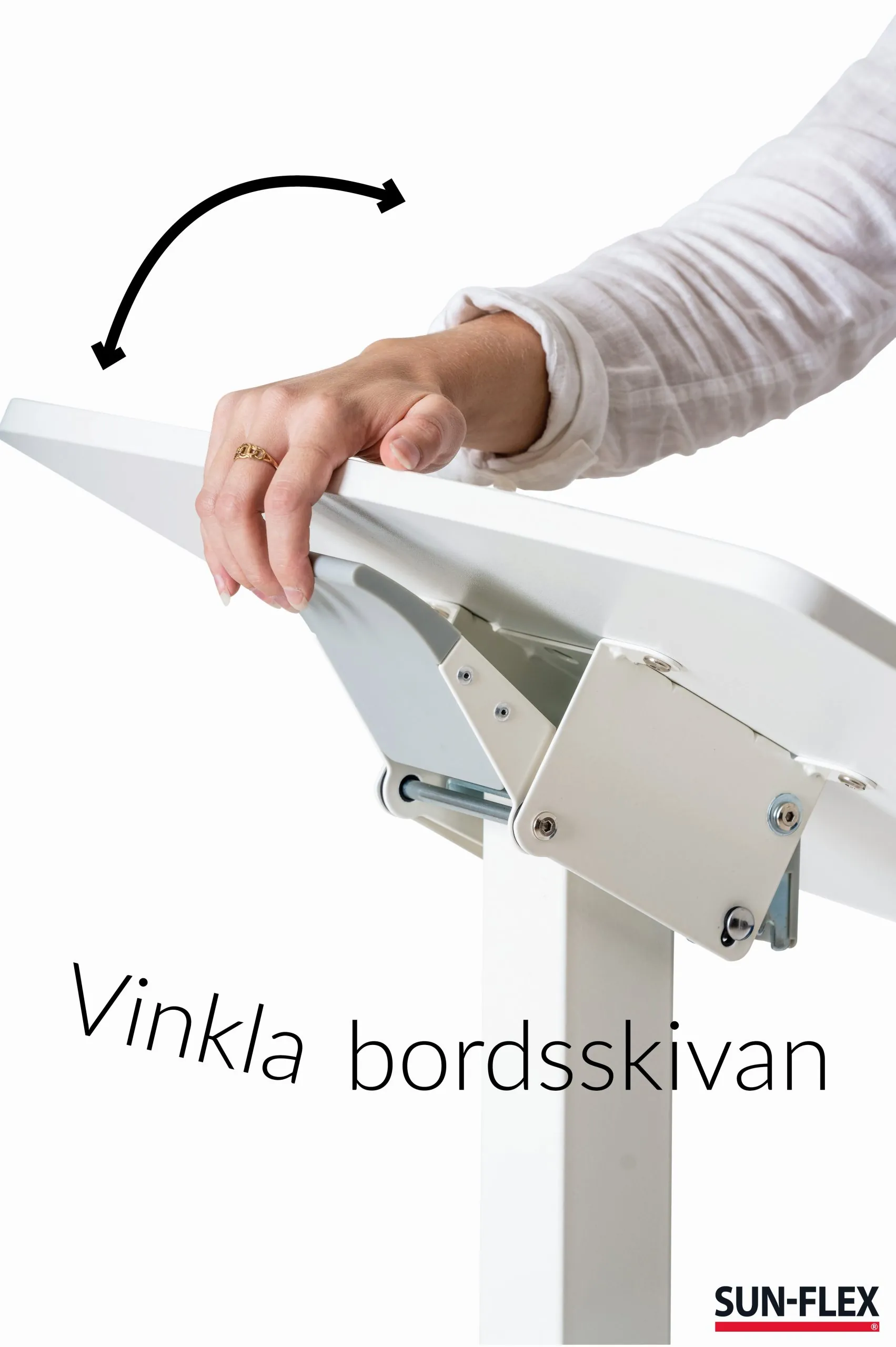 SUN-FLEX®EASYDESK PRO, Svart / Vit