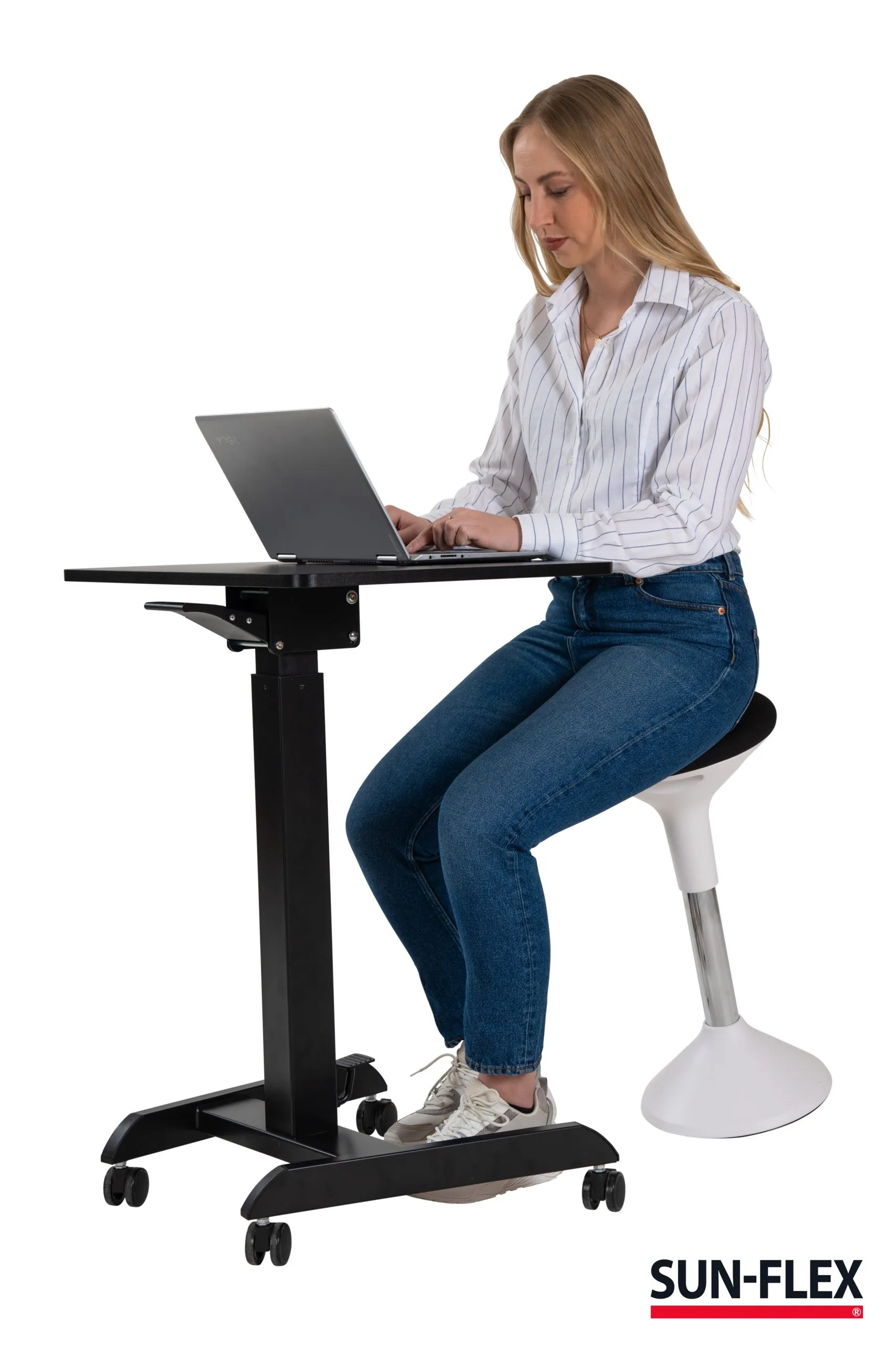 SUN-FLEX®EASYDESK PRO, Svart / Vit