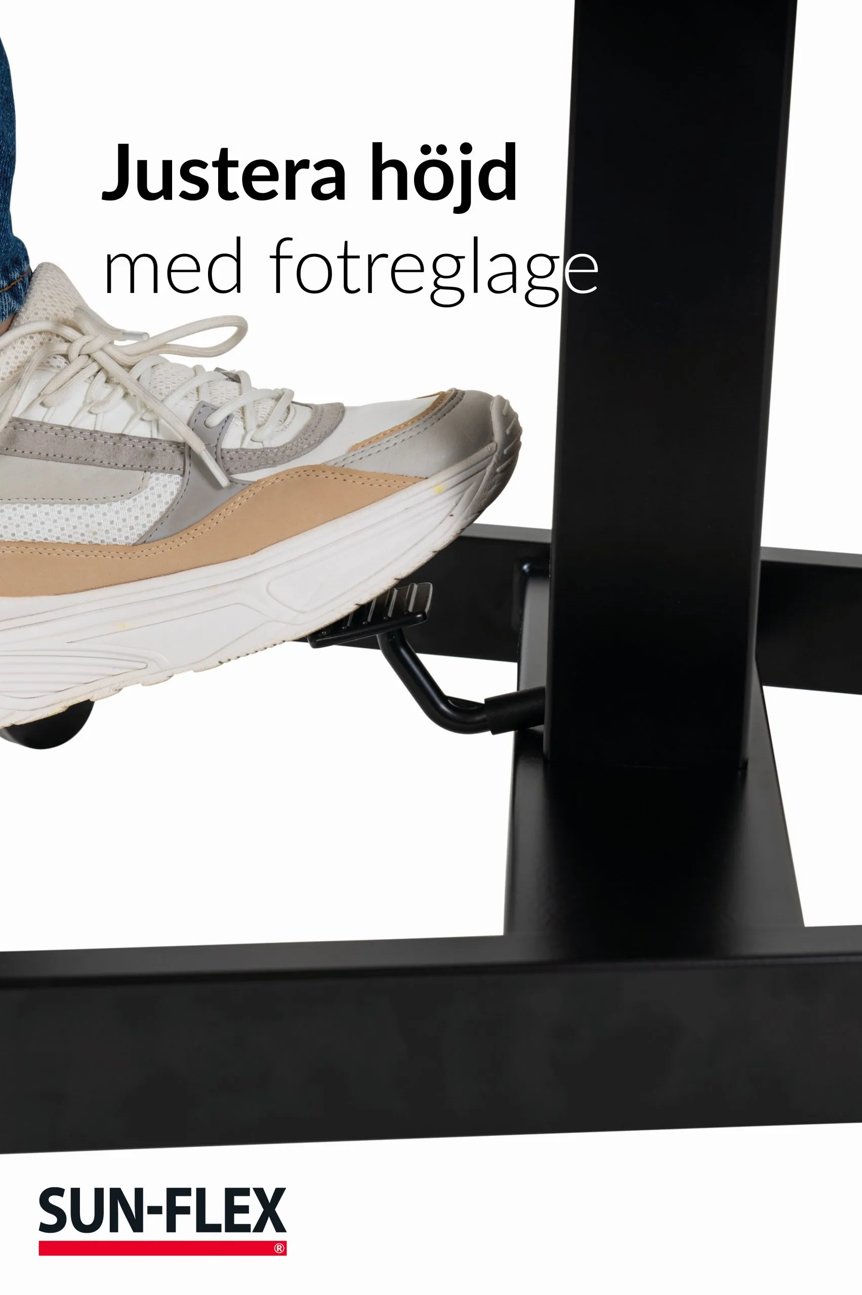 SUN-FLEX®EASYDESK PRO, Svart / Vit