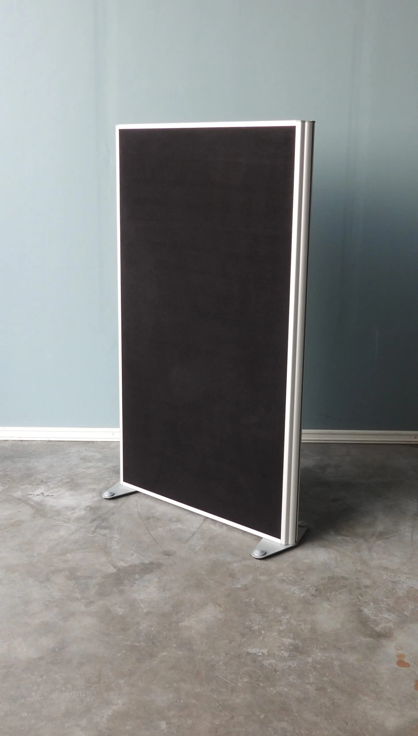 Golvskärmvägg EFG Svart 158x94