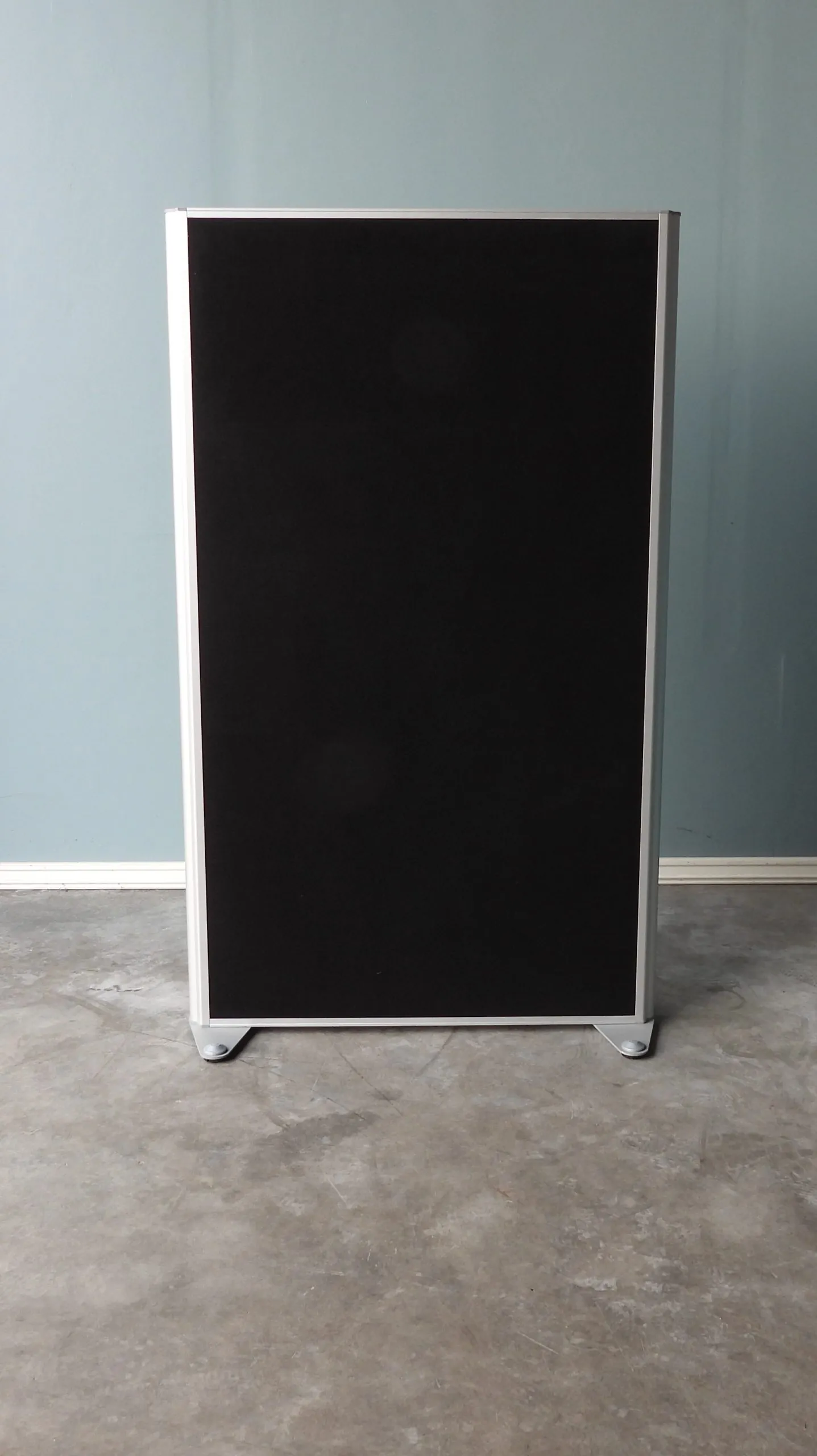 Golvskärmvägg EFG Svart 158x94