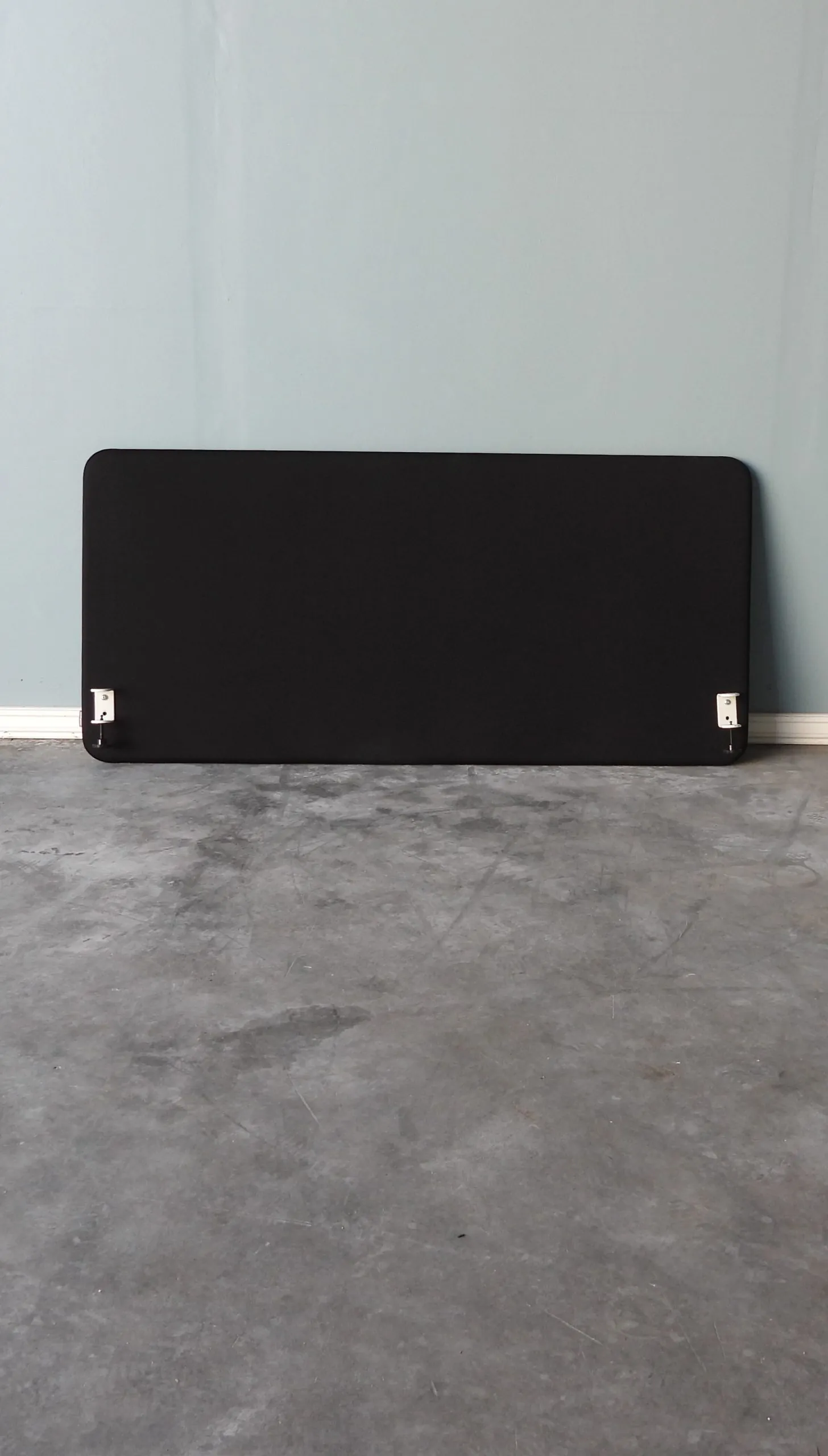 Bordsskärmvägg Abstracta 140 cm Svart