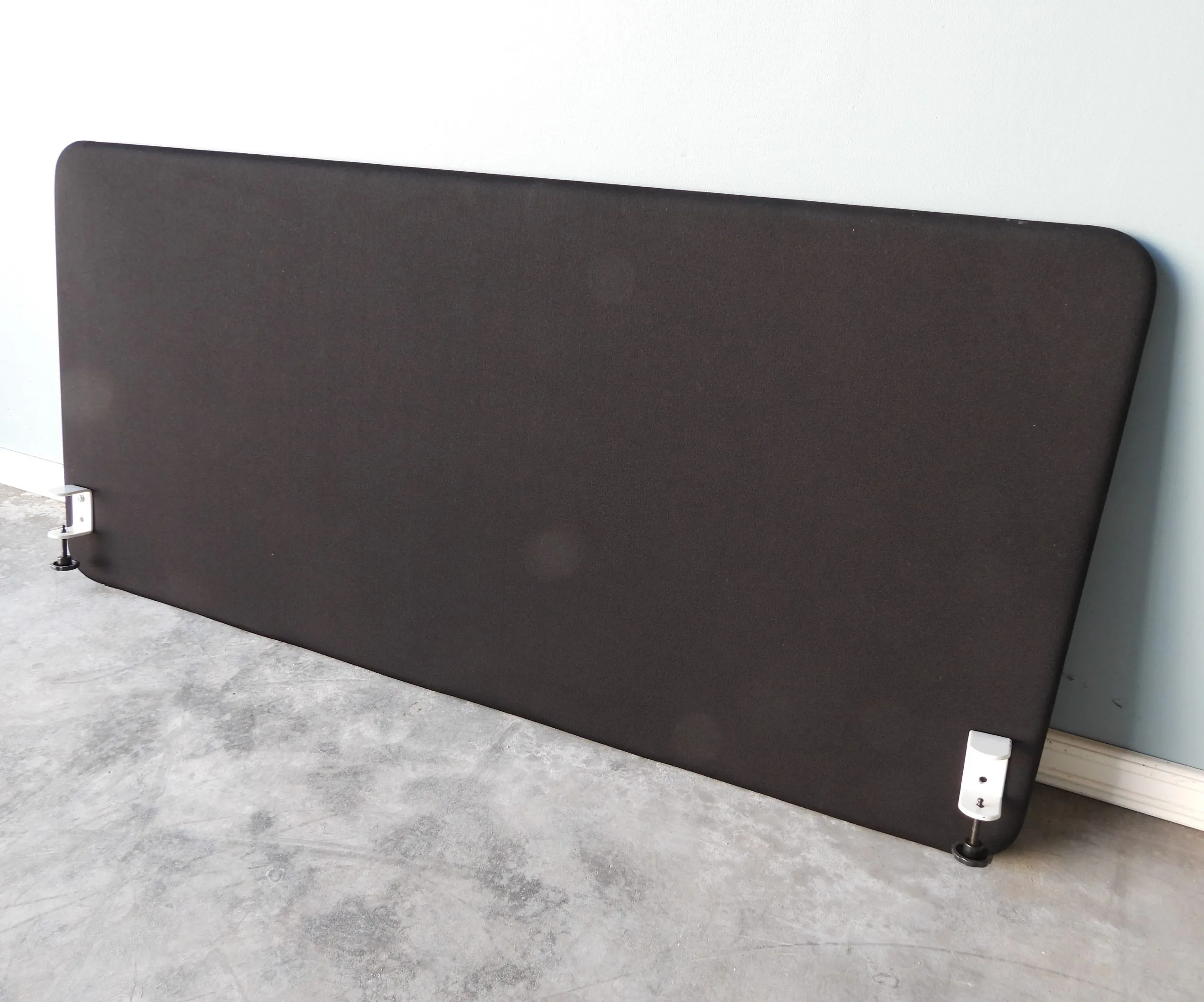 Bordsskärmvägg Abstracta 140 cm Svart