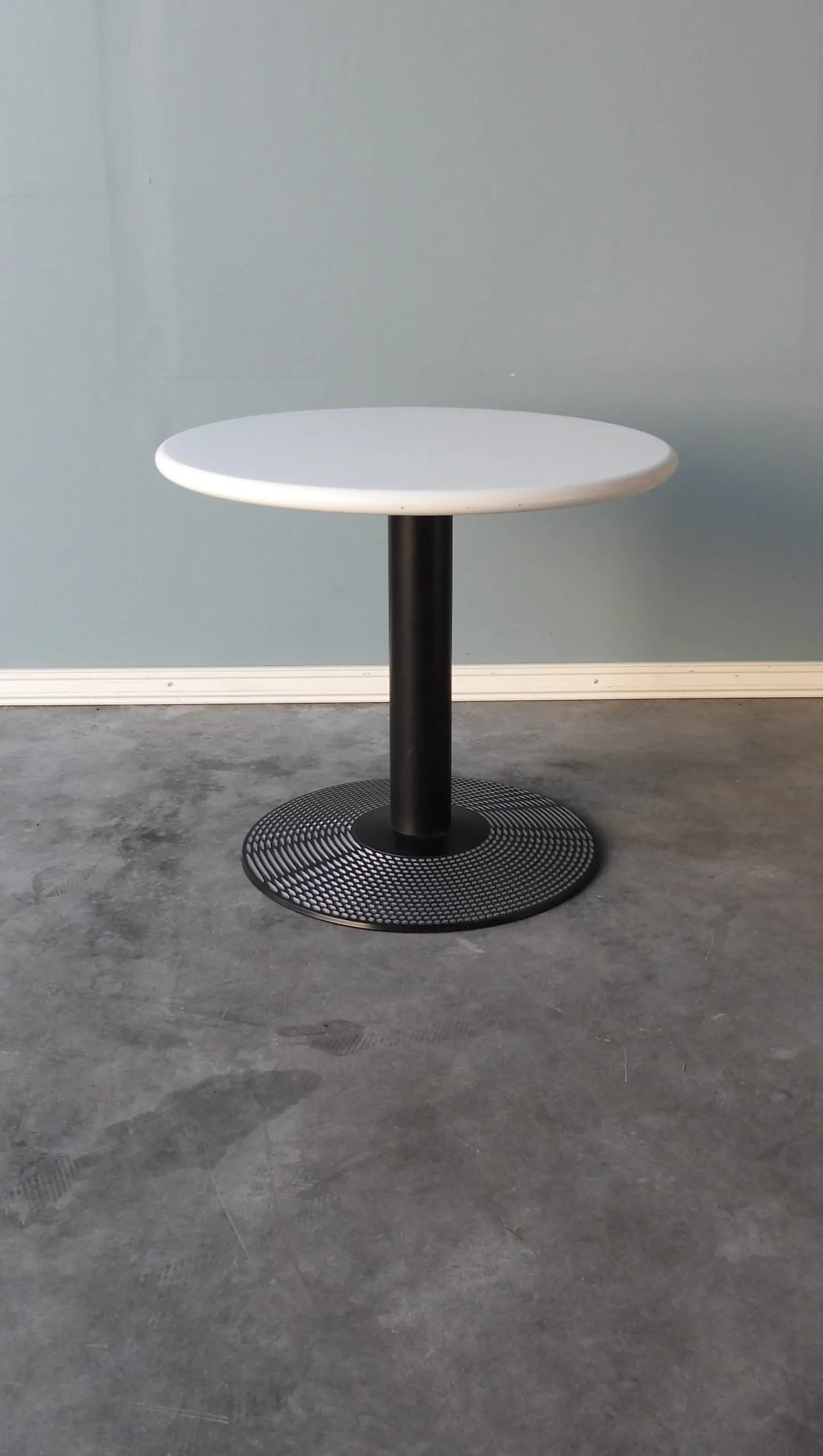 Soffbord Vitt/Svart 70Cm