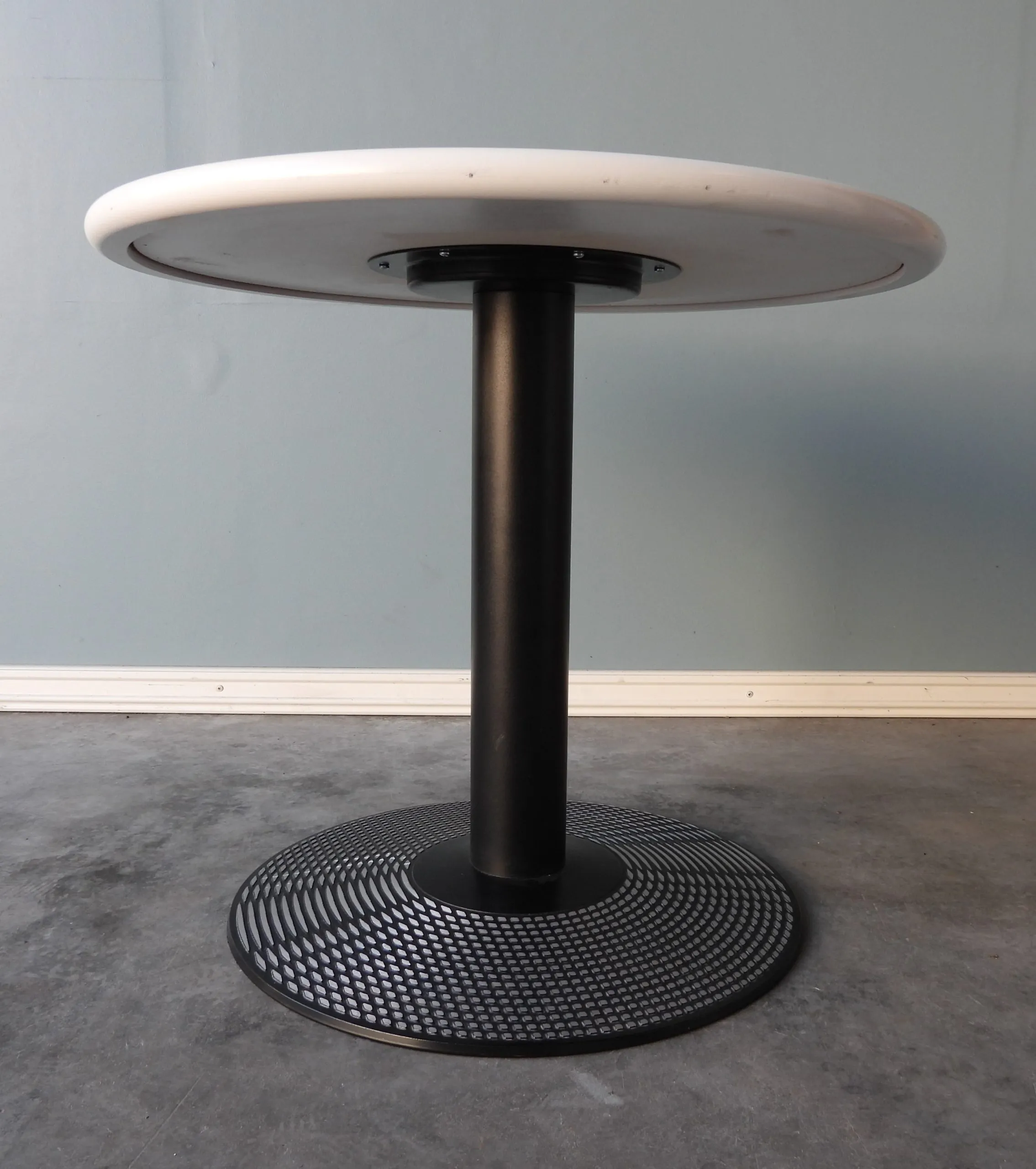 Soffbord Vitt/Svart 70Cm