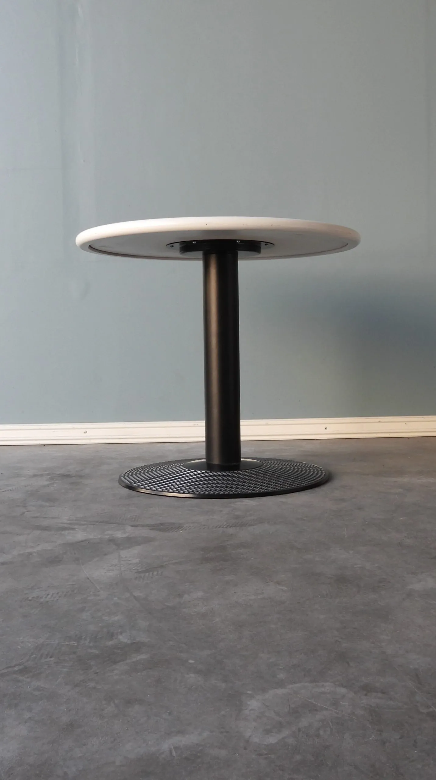 Soffbord Vitt/Svart 70Cm