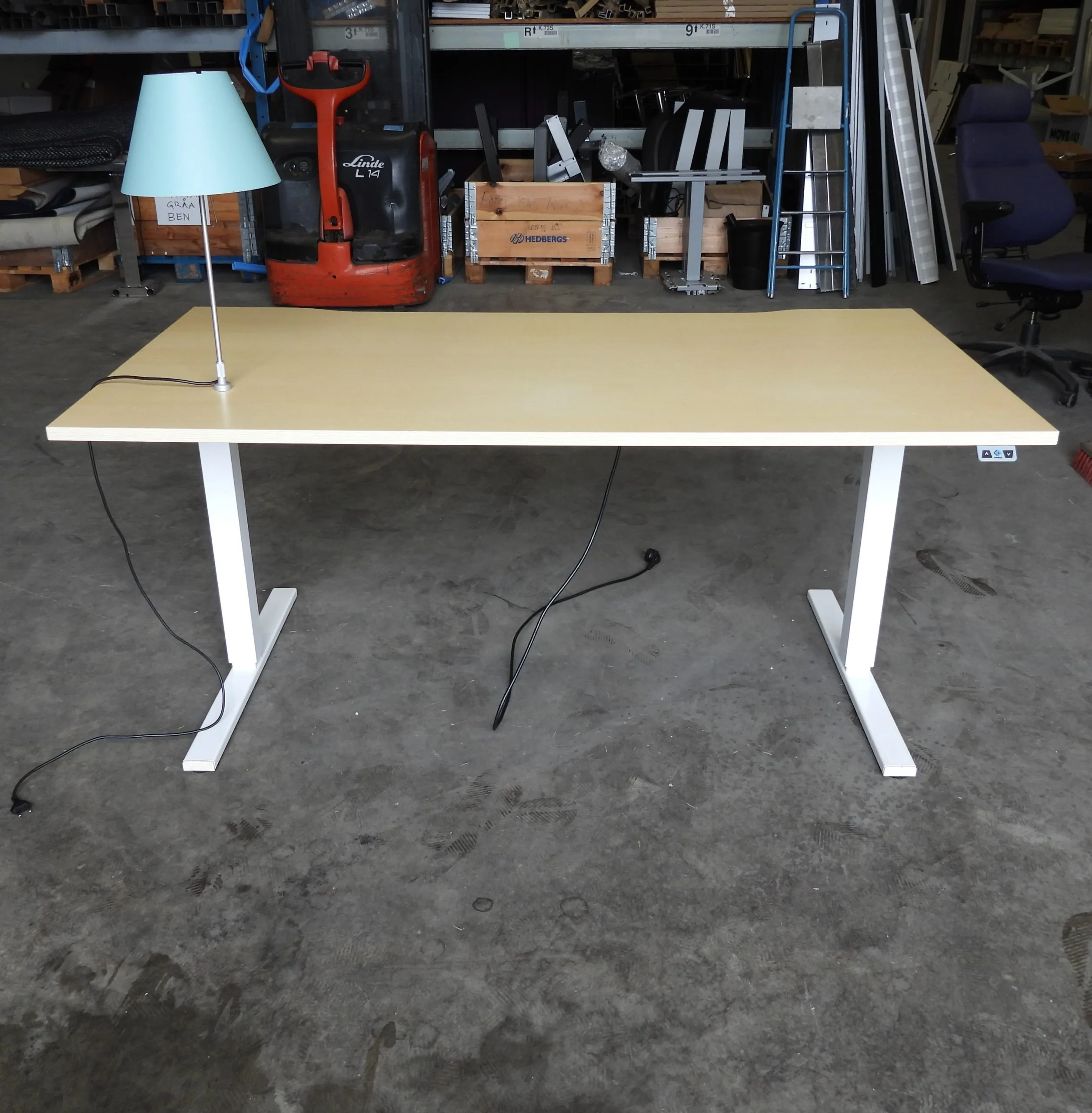 Skrivbord Ask Edsbyn 160x80Cm