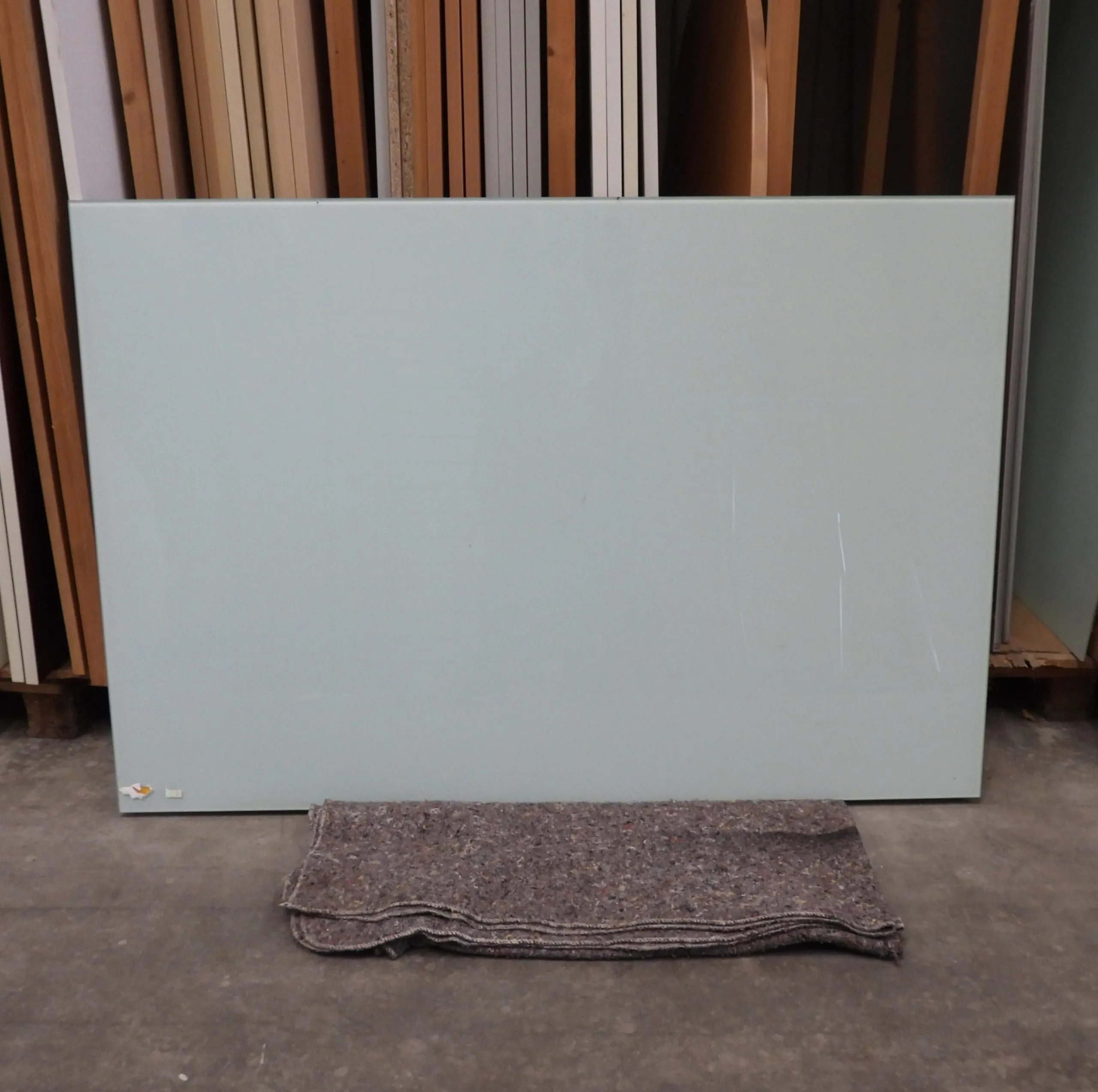 Whiteboard Glas Ljusgrön/Vit 148x100Cm