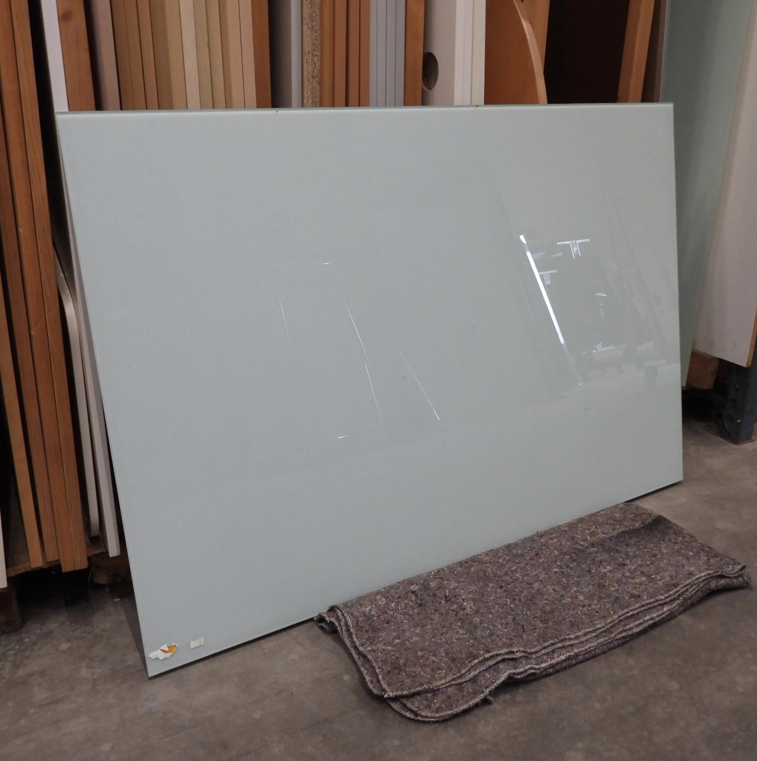 Whiteboard Glas Ljusgrön/Vit 148x100Cm