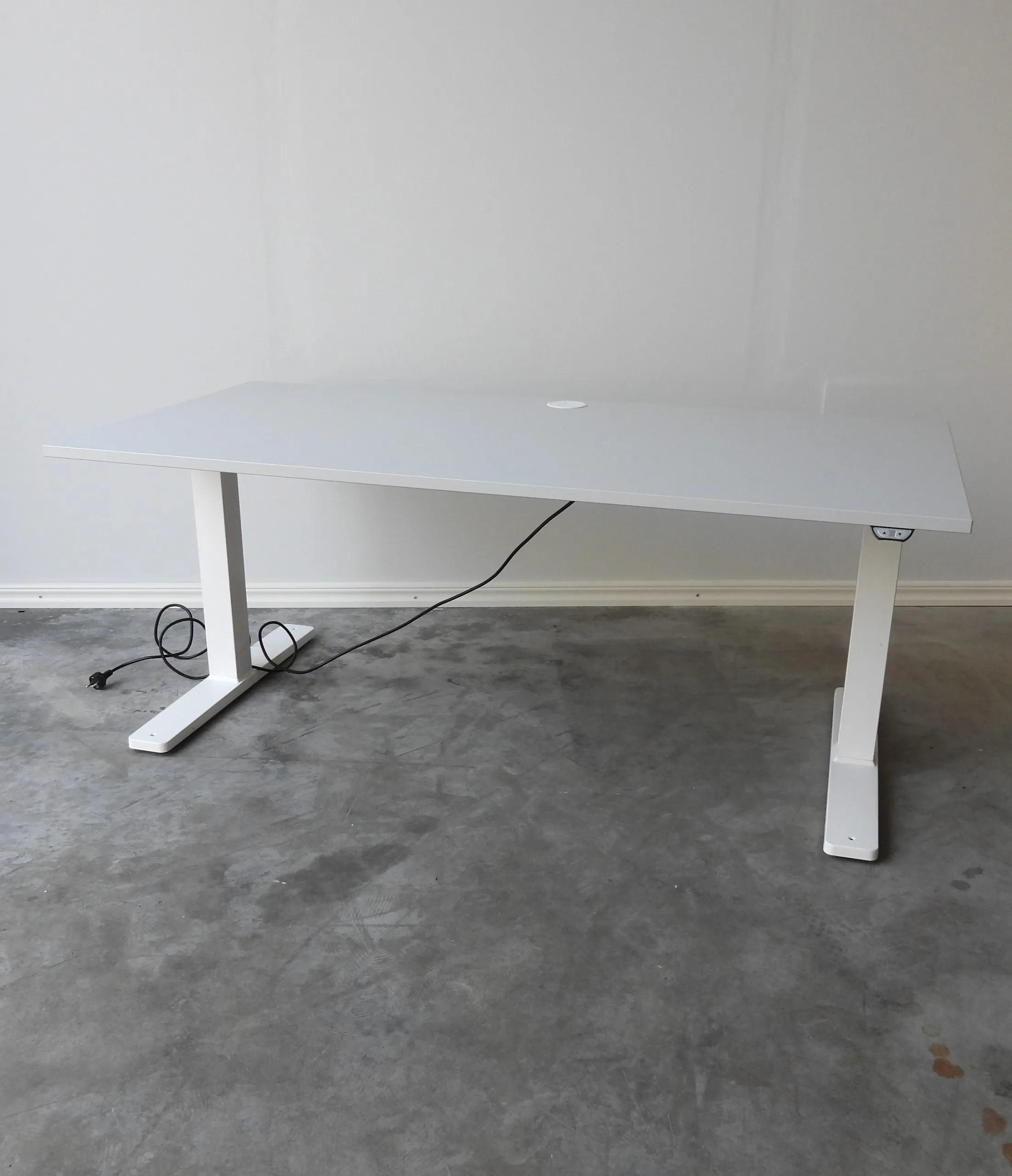 Höj- O Sänk Kinnarps Serie-P 160x80 Grått/Vitt