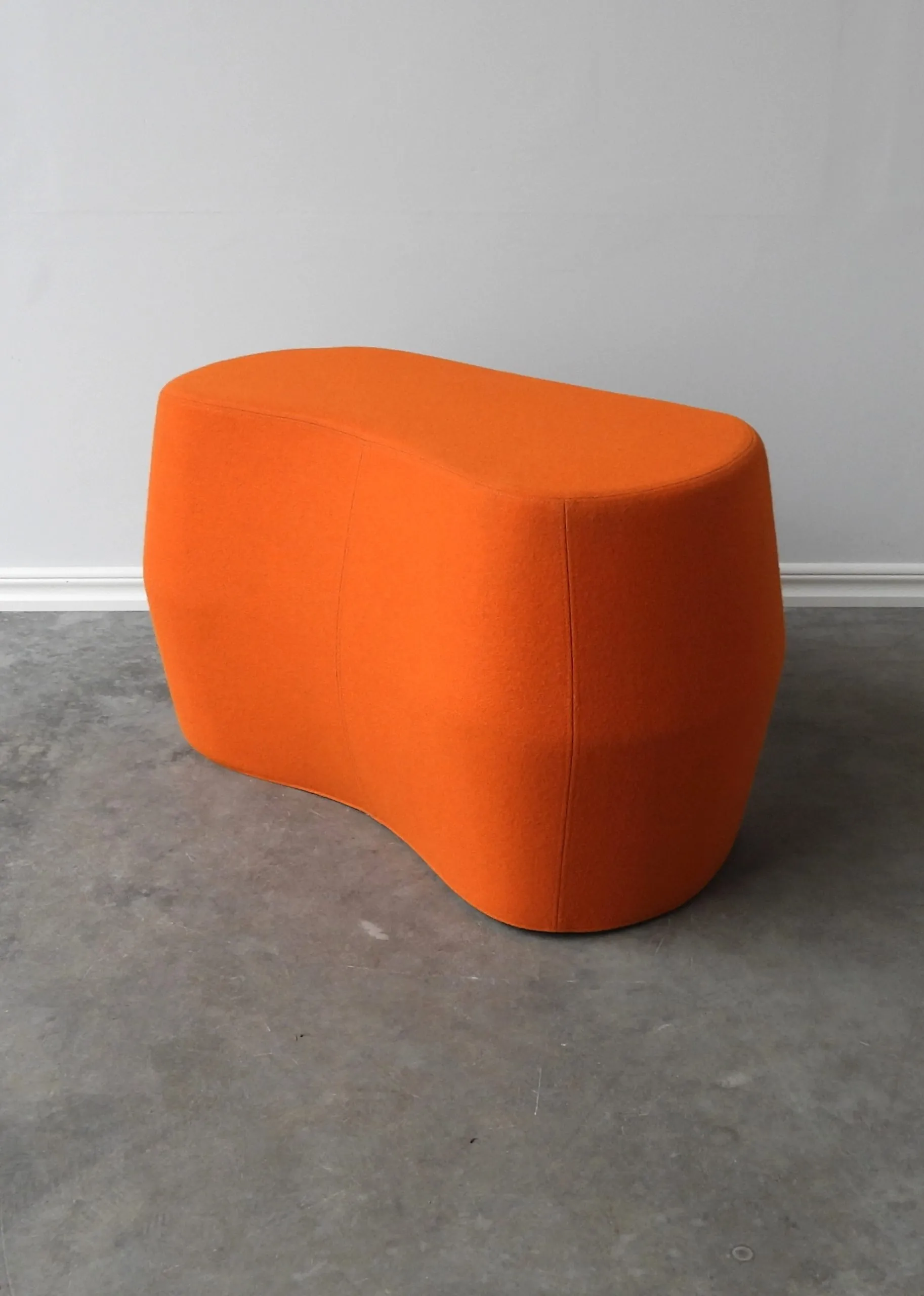 Sittpuff Orange 78x40Cm