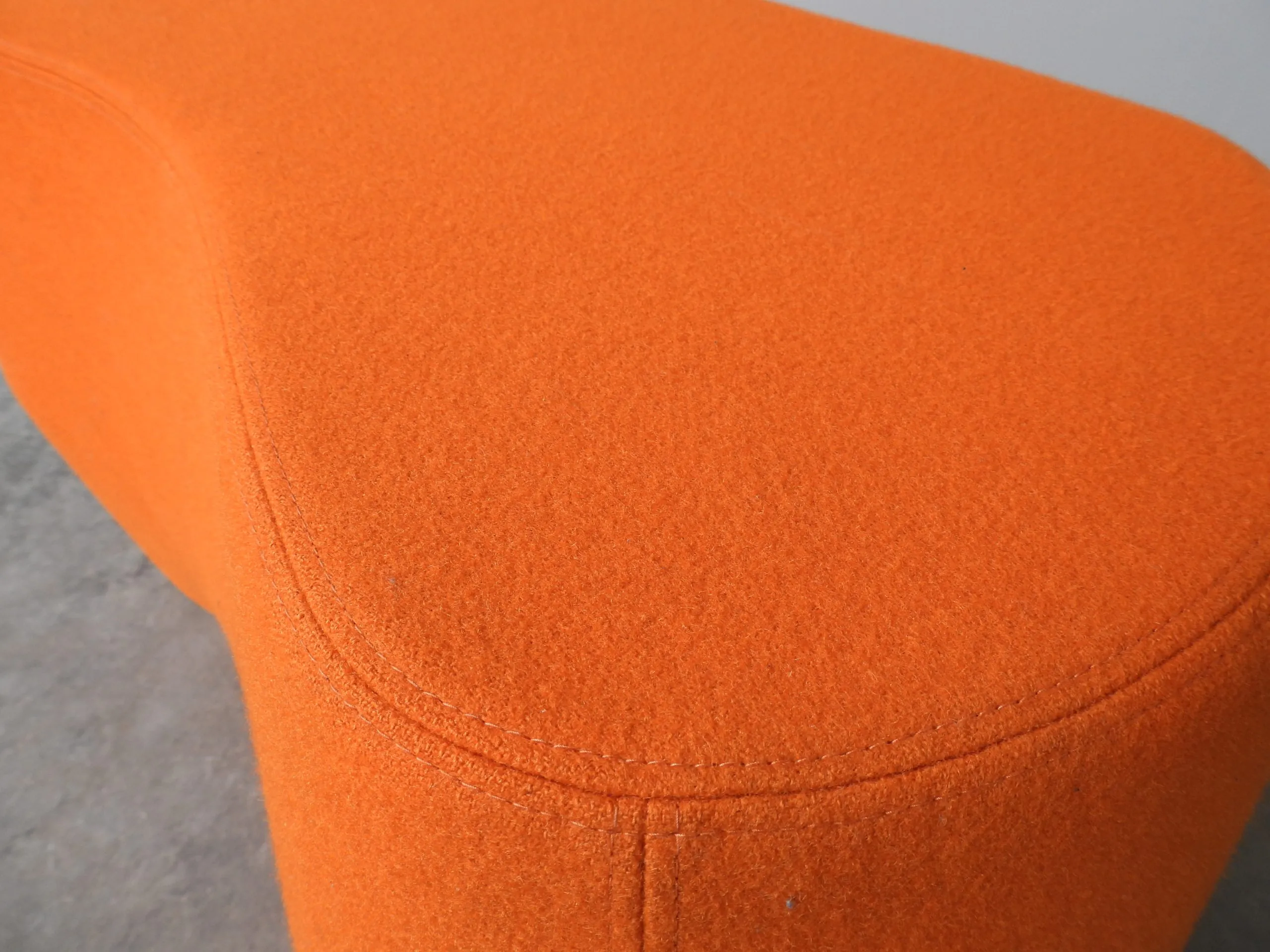 Sittpuff Orange 78x40Cm