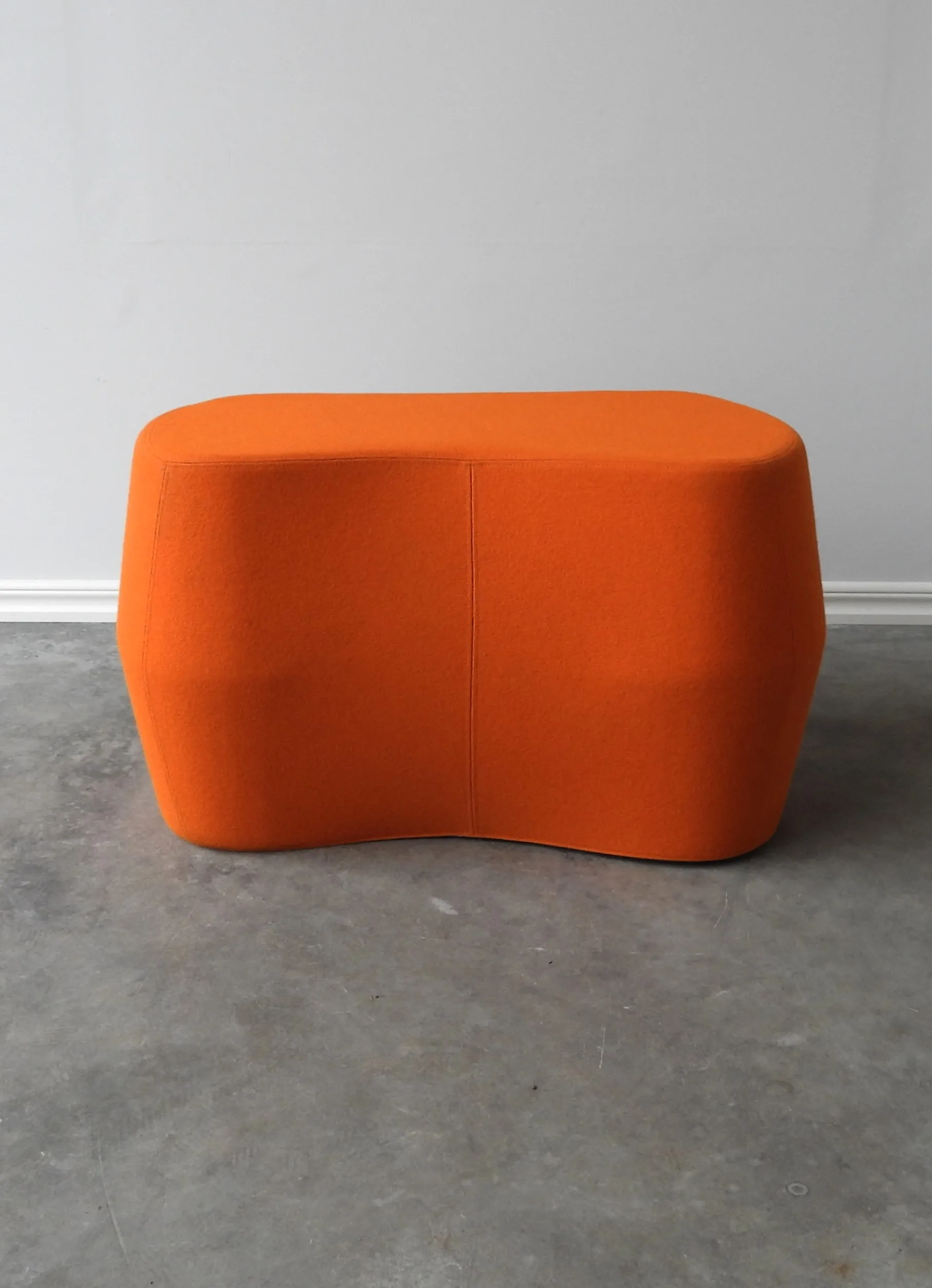 Sittpuff Orange 78x40Cm