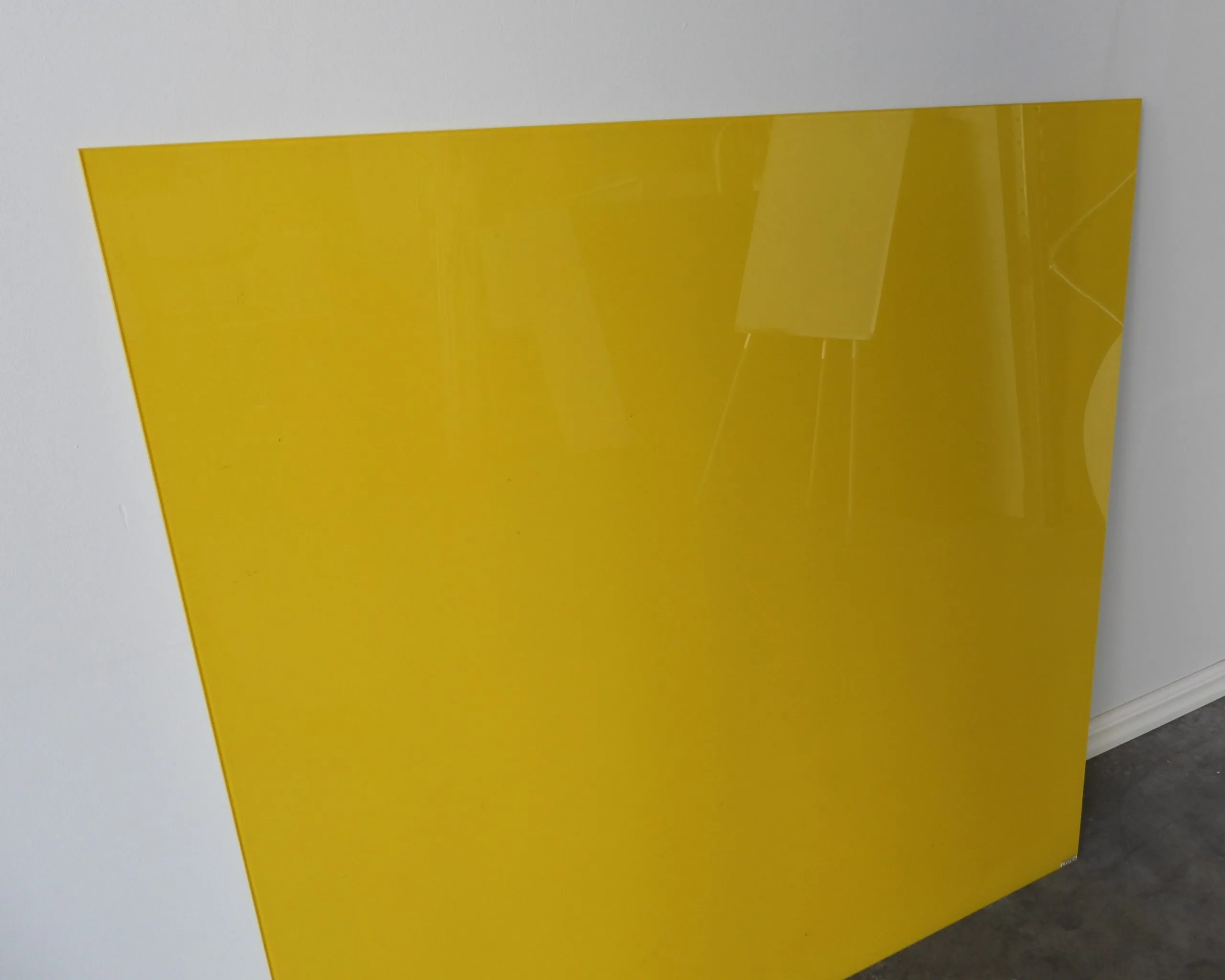 Glaswhiteboard Lintex Gul 100×100 Cm