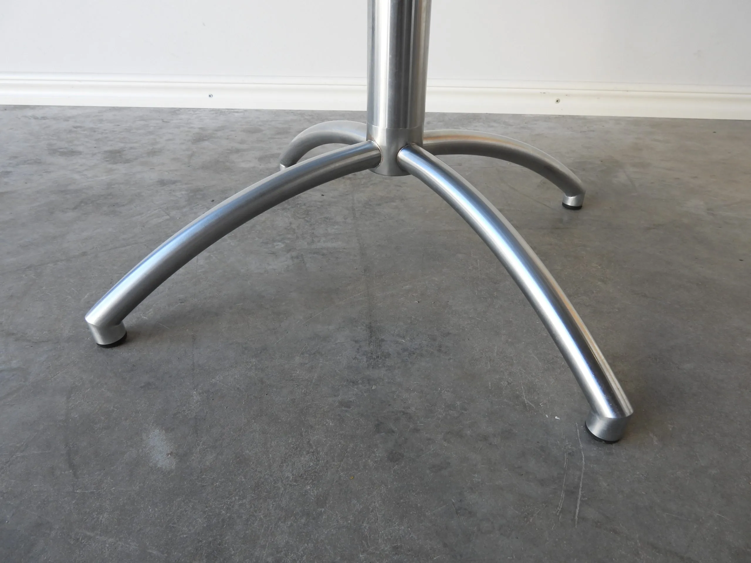 Soffbord 60Cm Vitt/Rostfritt