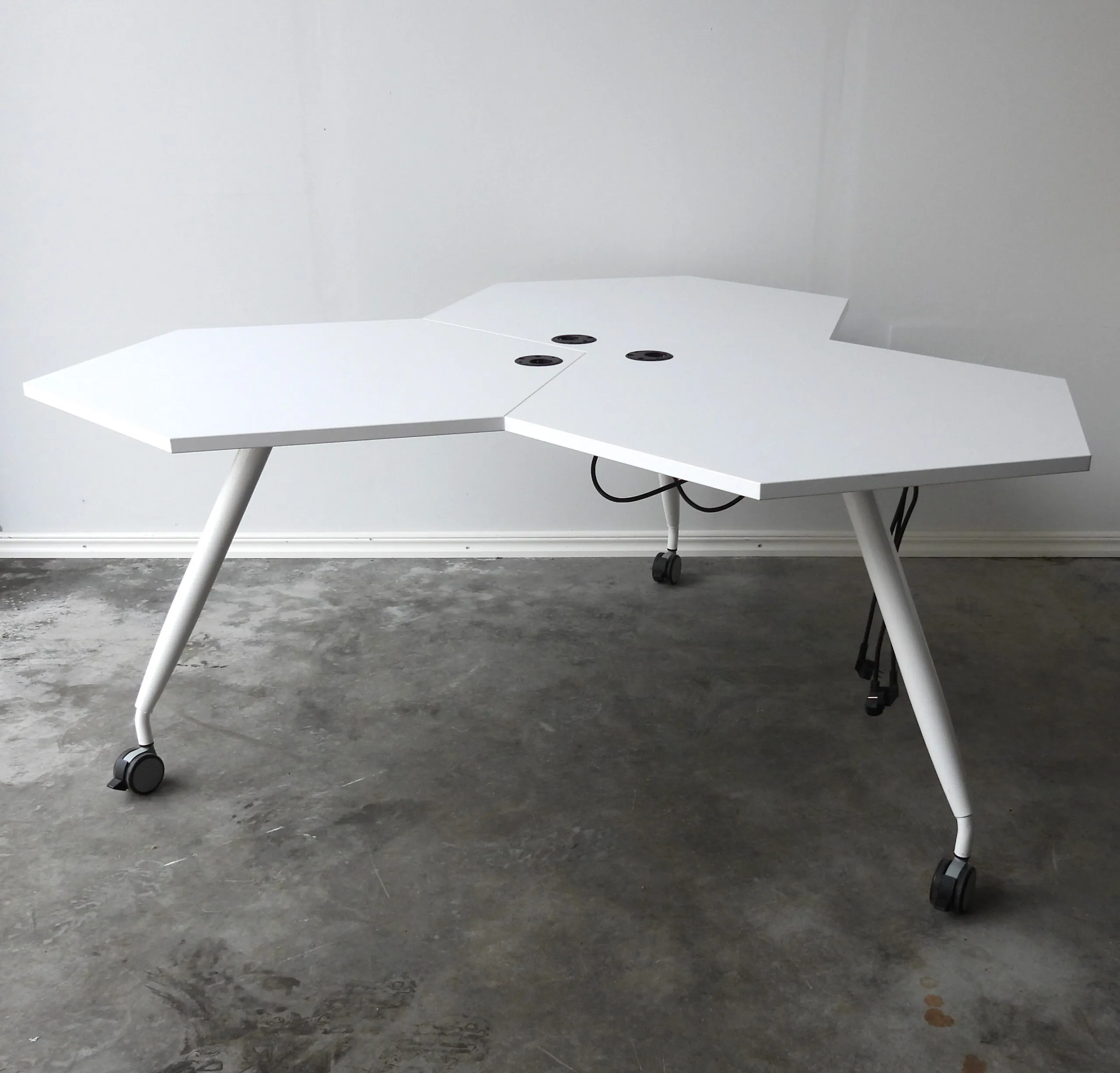 Konferensbord Trixagon Kinnarps Vitt 166x166Cm