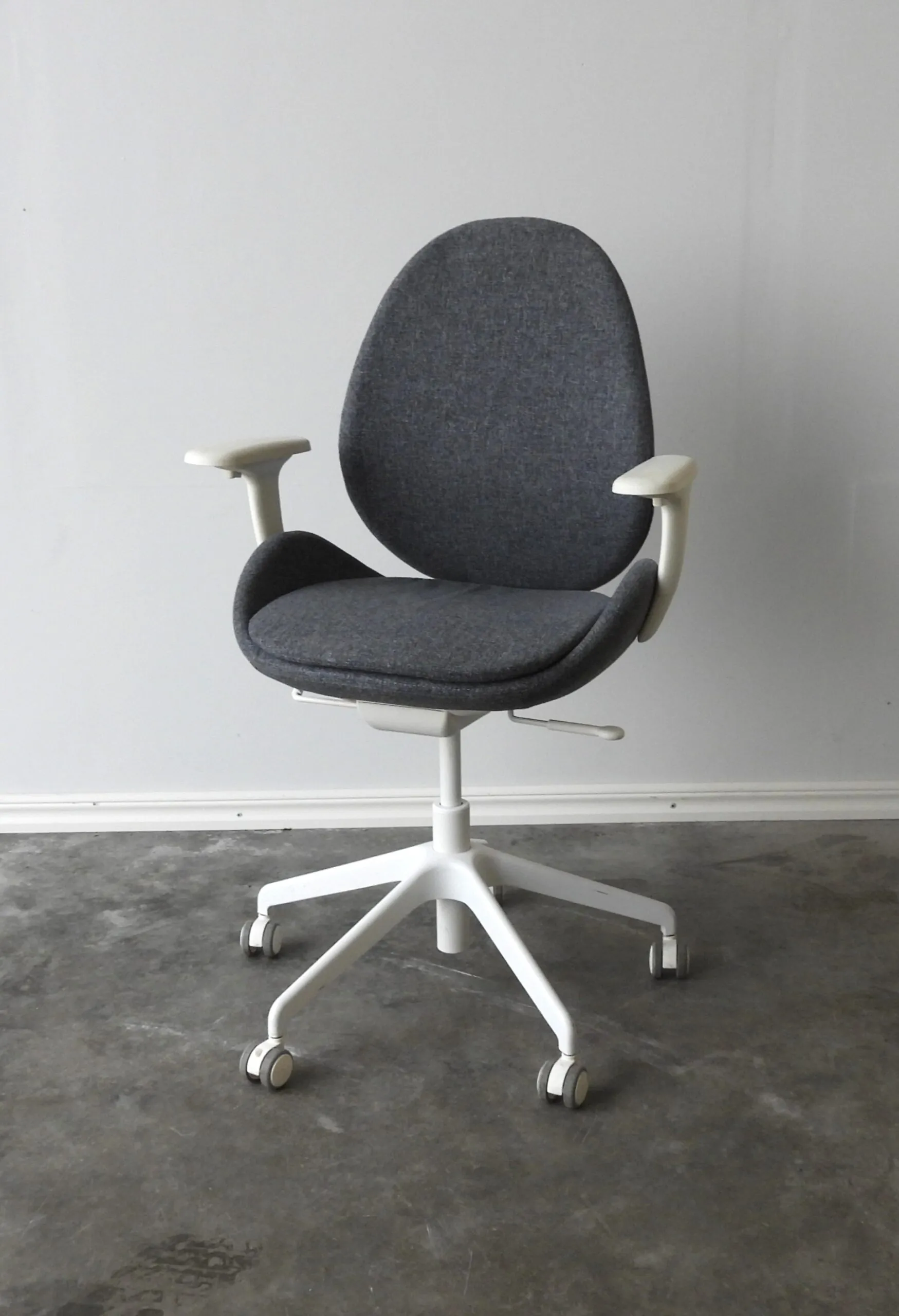 Kontorsstol Ikea Hattefjäll Grå/Armstöd