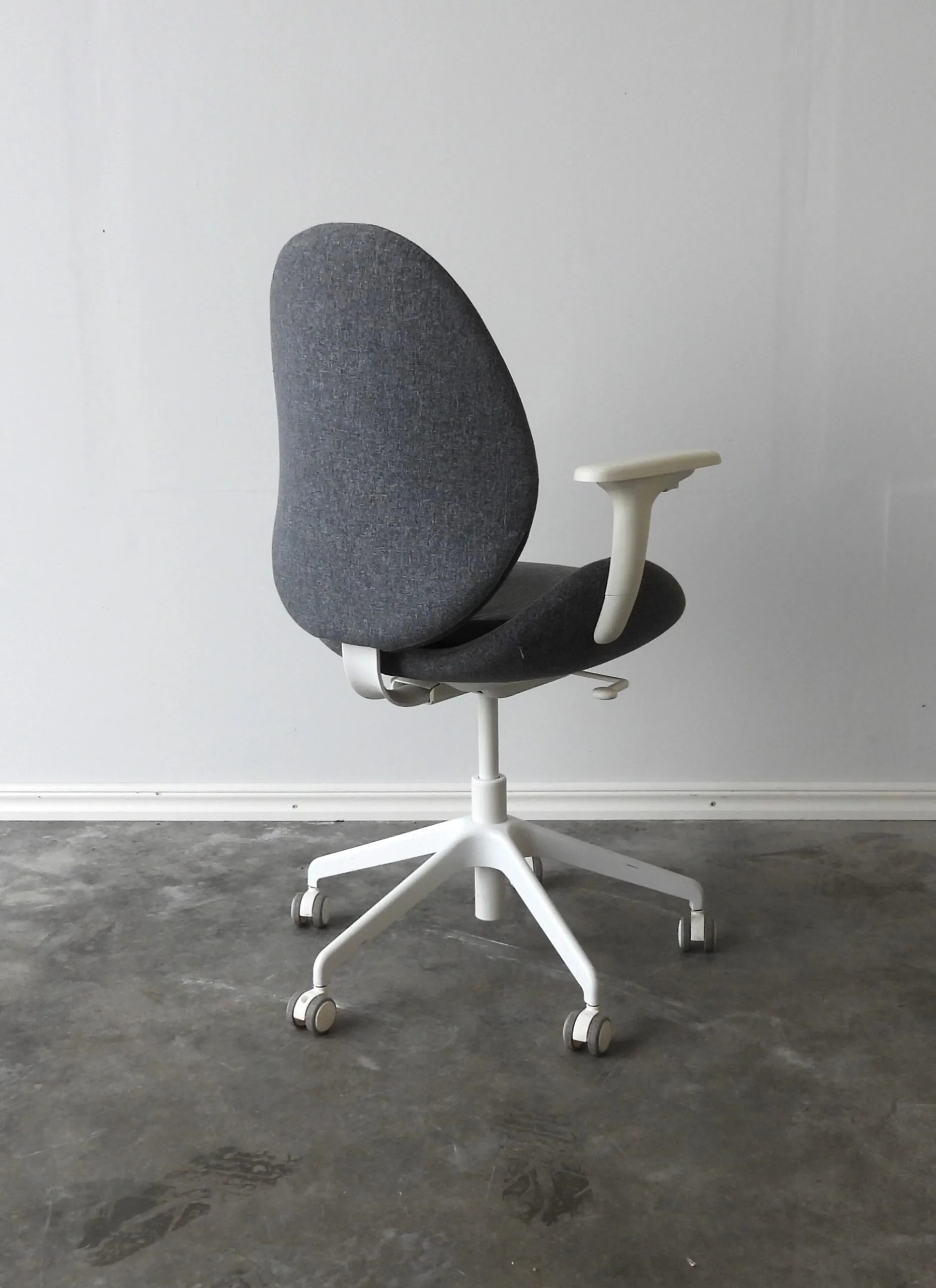 Kontorsstol Ikea Hattefjäll Grå/Armstöd