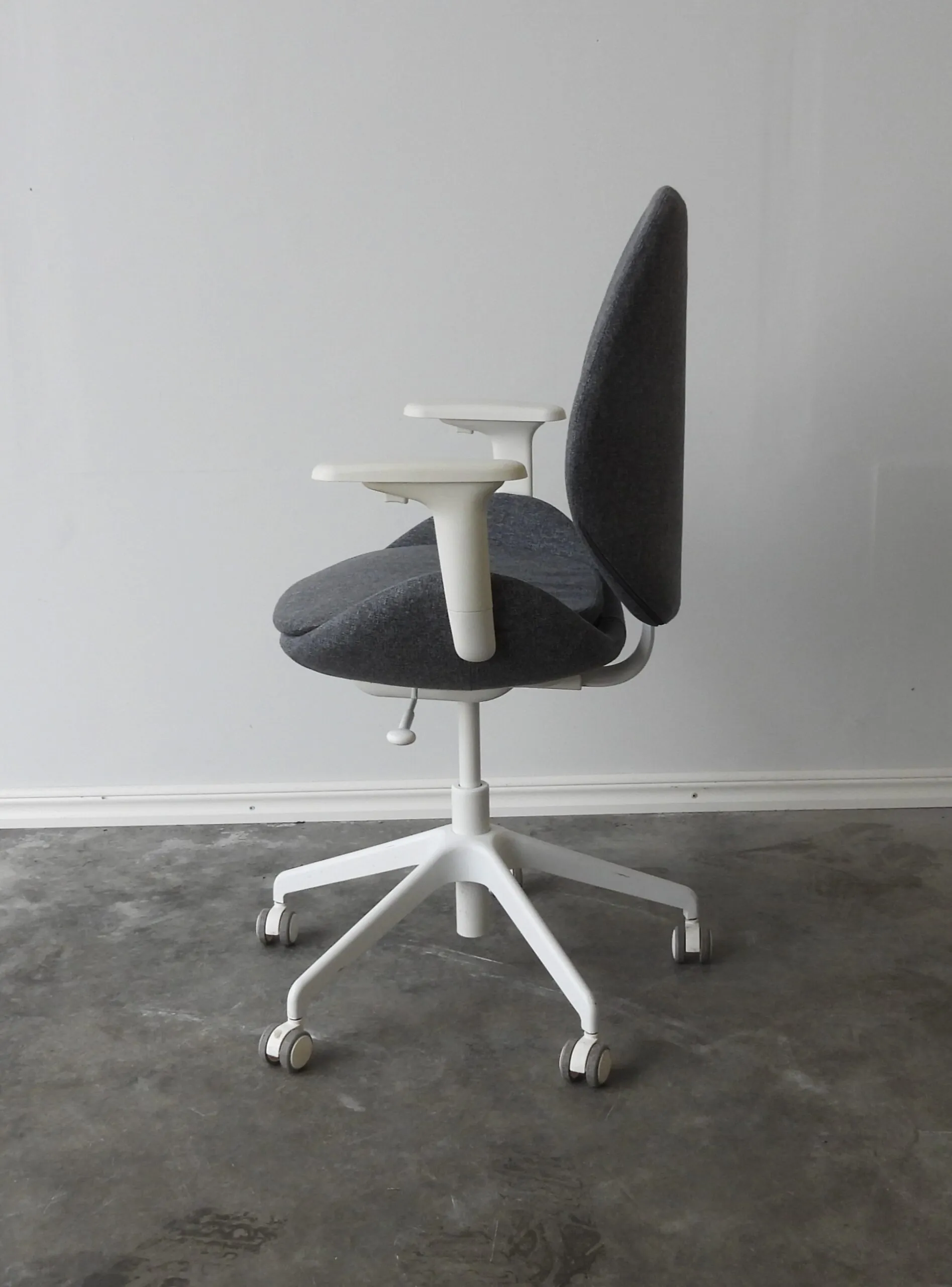 Kontorsstol Ikea Hattefjäll Grå/Armstöd