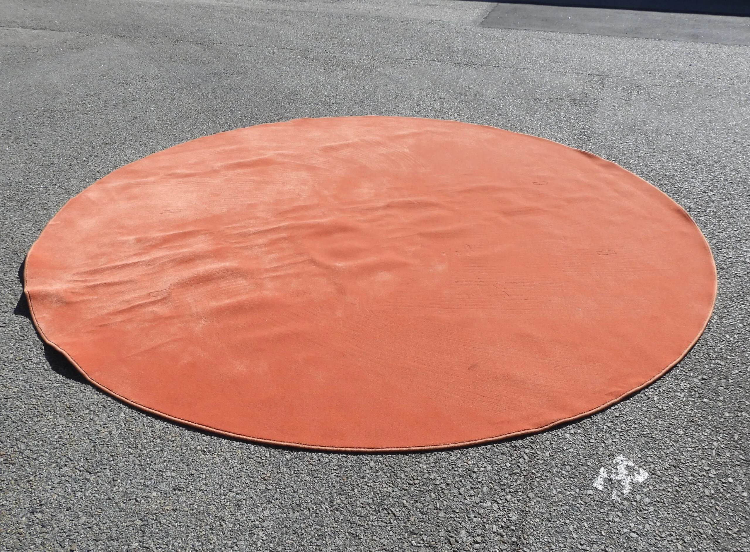 Matta Orange Rund 300Cm