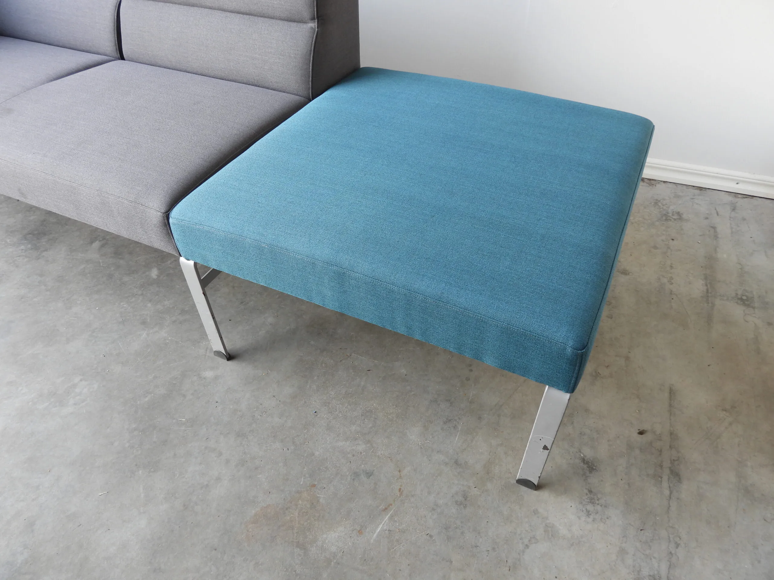 Soffa Wilson Kinnarps Grå/Turkos 220Cm