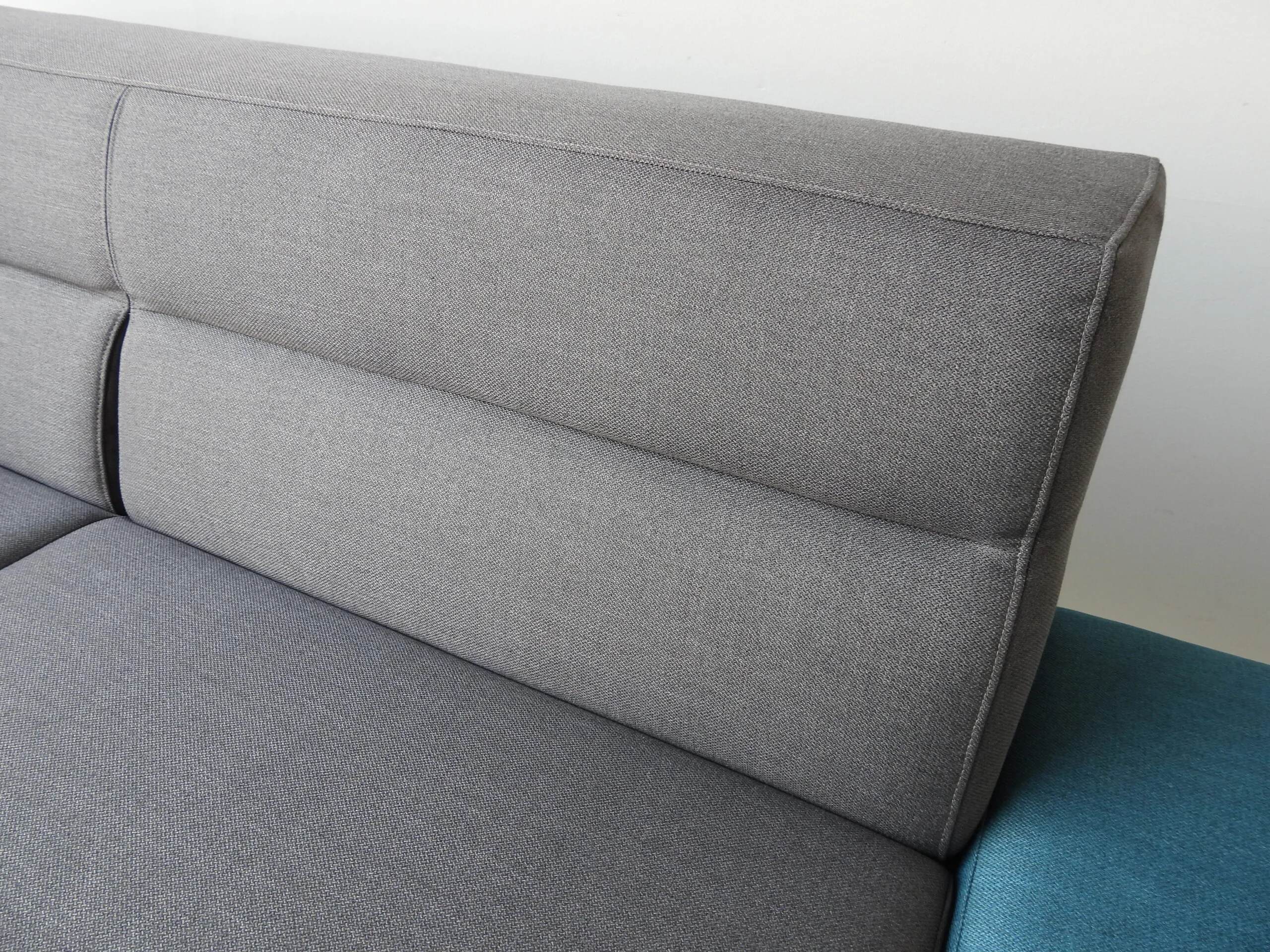 Soffa Wilson Kinnarps Grå/Turkos 220Cm