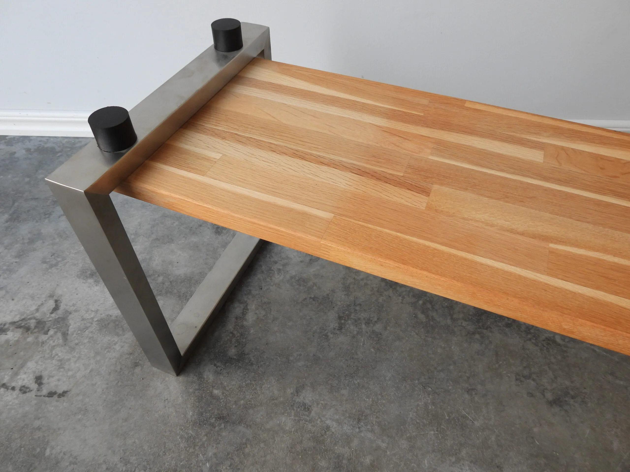 Soffbord Glas Ek 140x40Cm