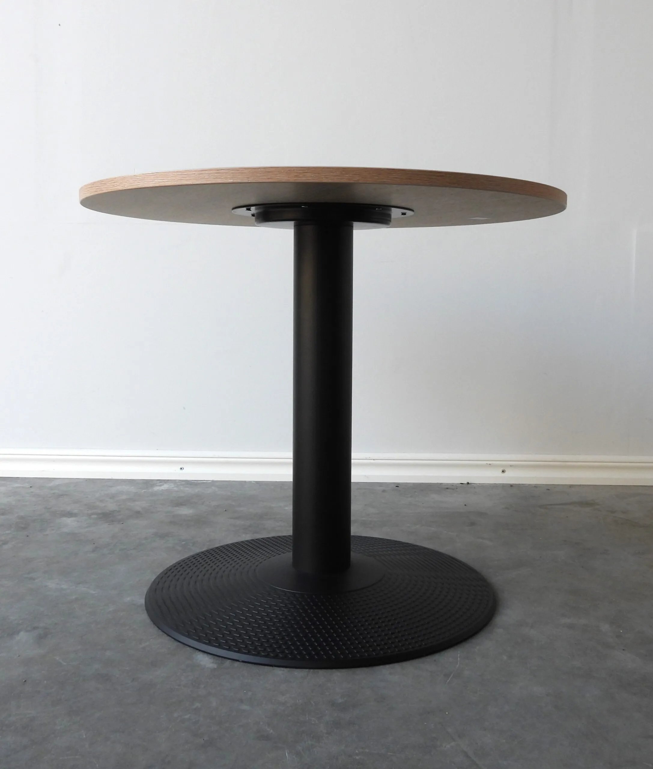 Soffbord Ljus Ek / Svart 70Cm