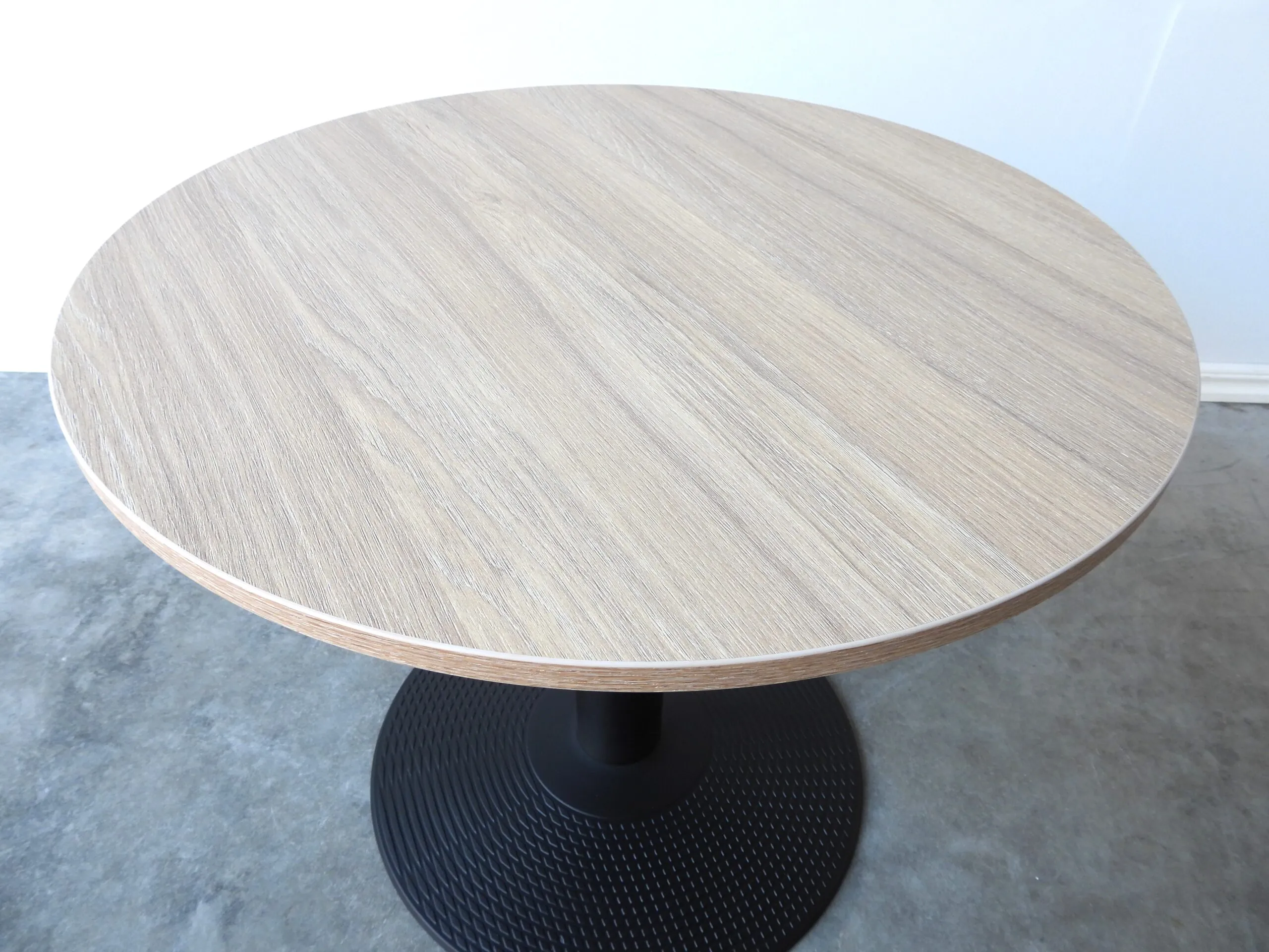 Soffbord Ljus Ek / Svart 70Cm
