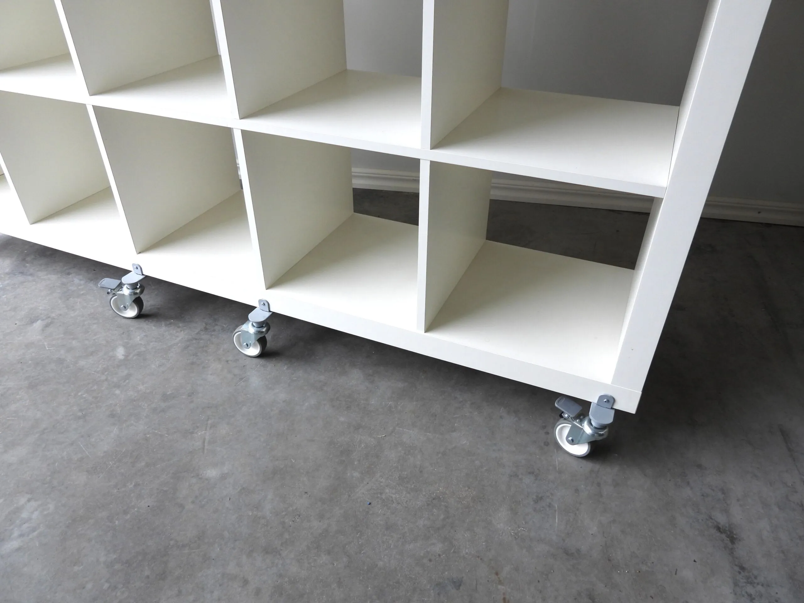 Hylla Ikea Kallax 184x196Cm Vitt Hjul