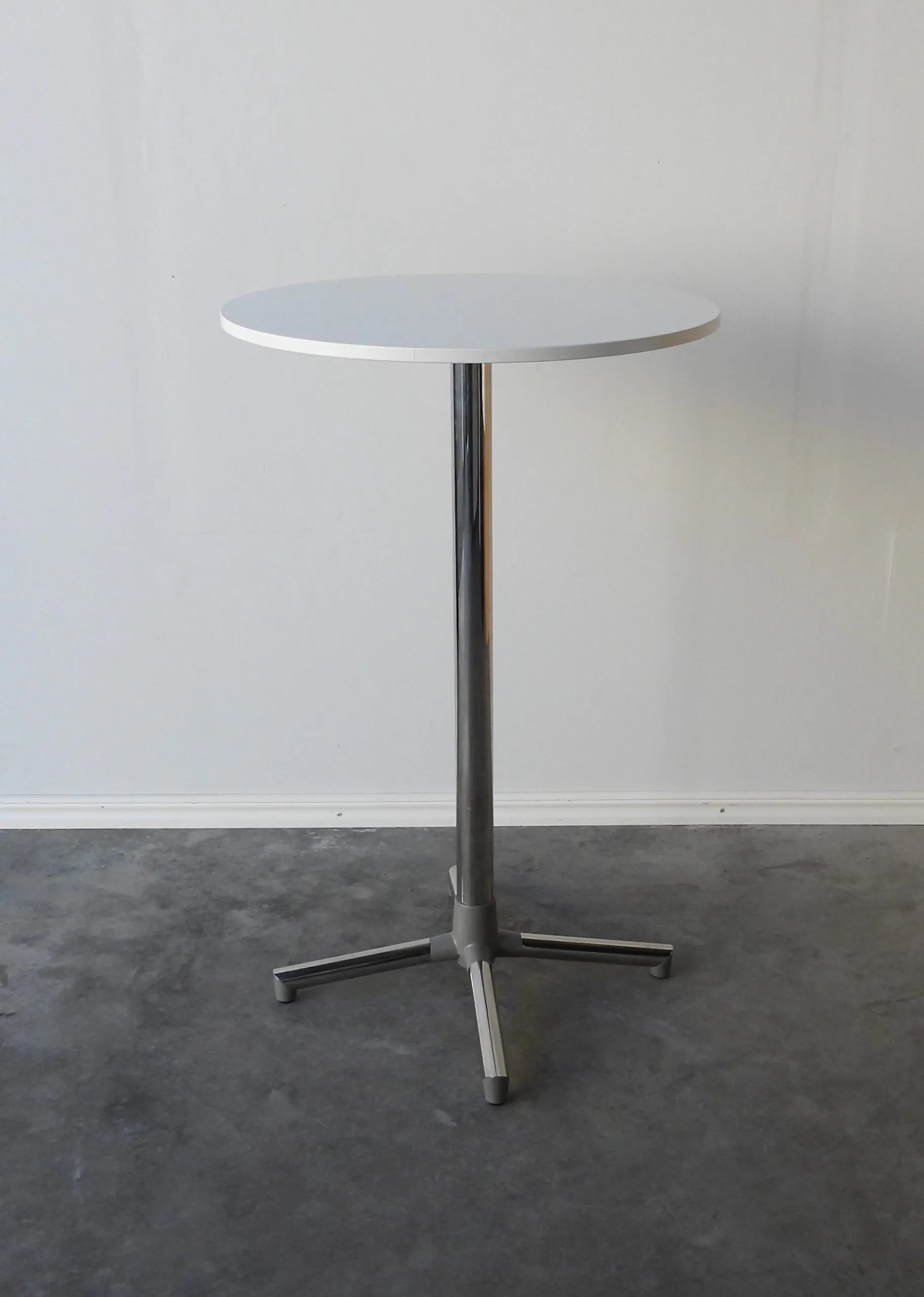 Barbord Fora Form Next 70 Cm Vitt/Krom
