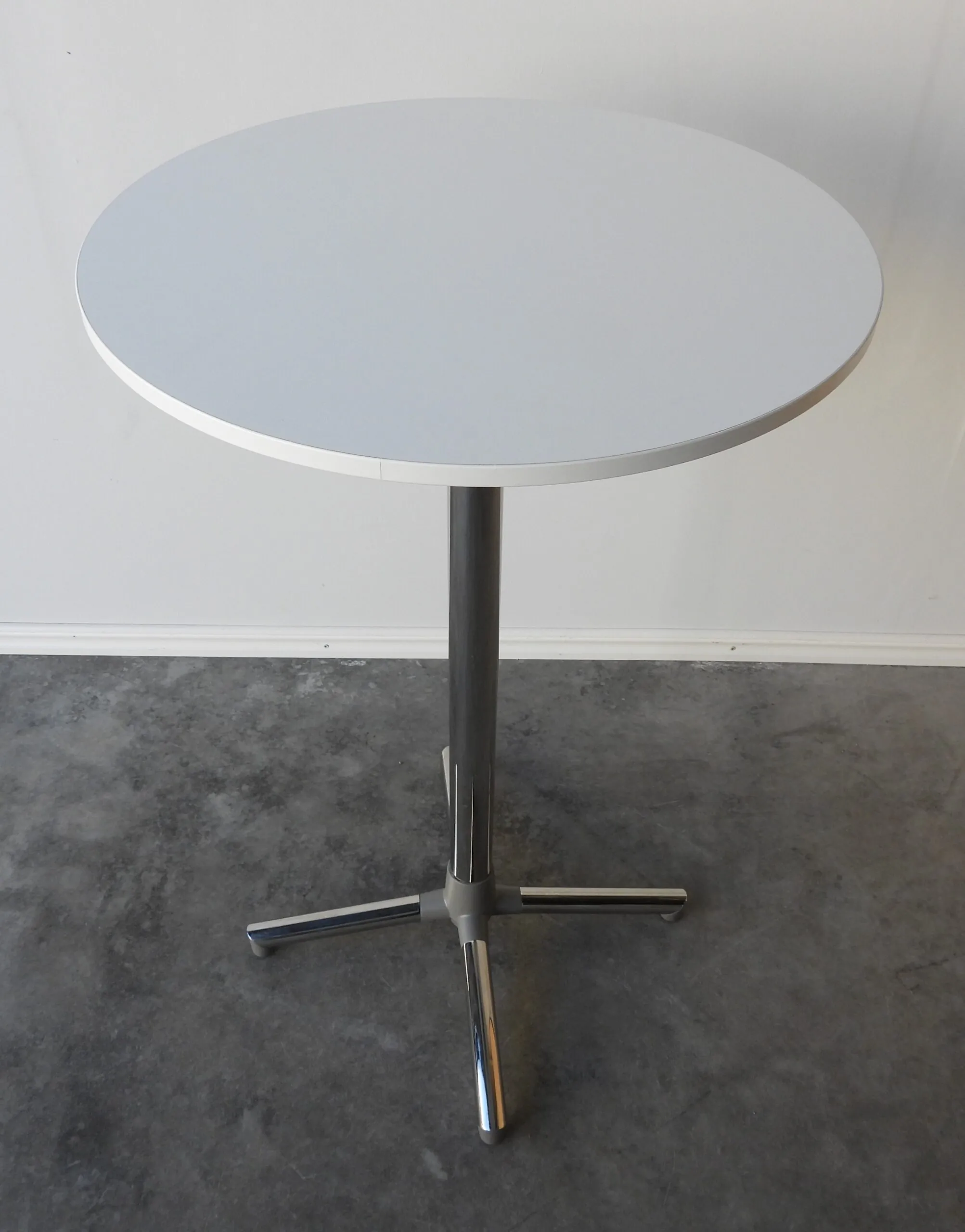 Barbord Fora Form Next 70 Cm Vitt/Krom