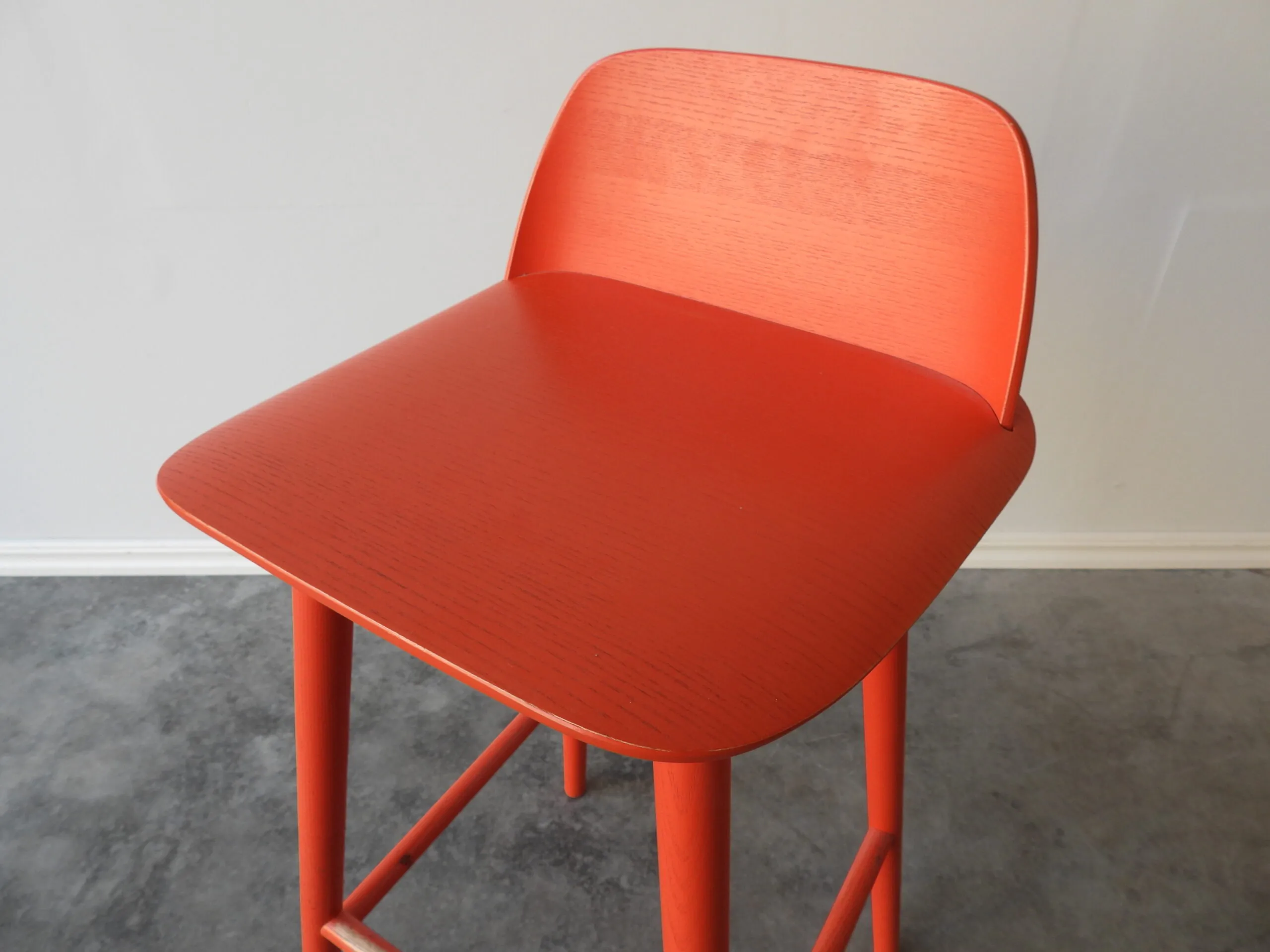 Barstol Nerd Muuto Röd/Orange
