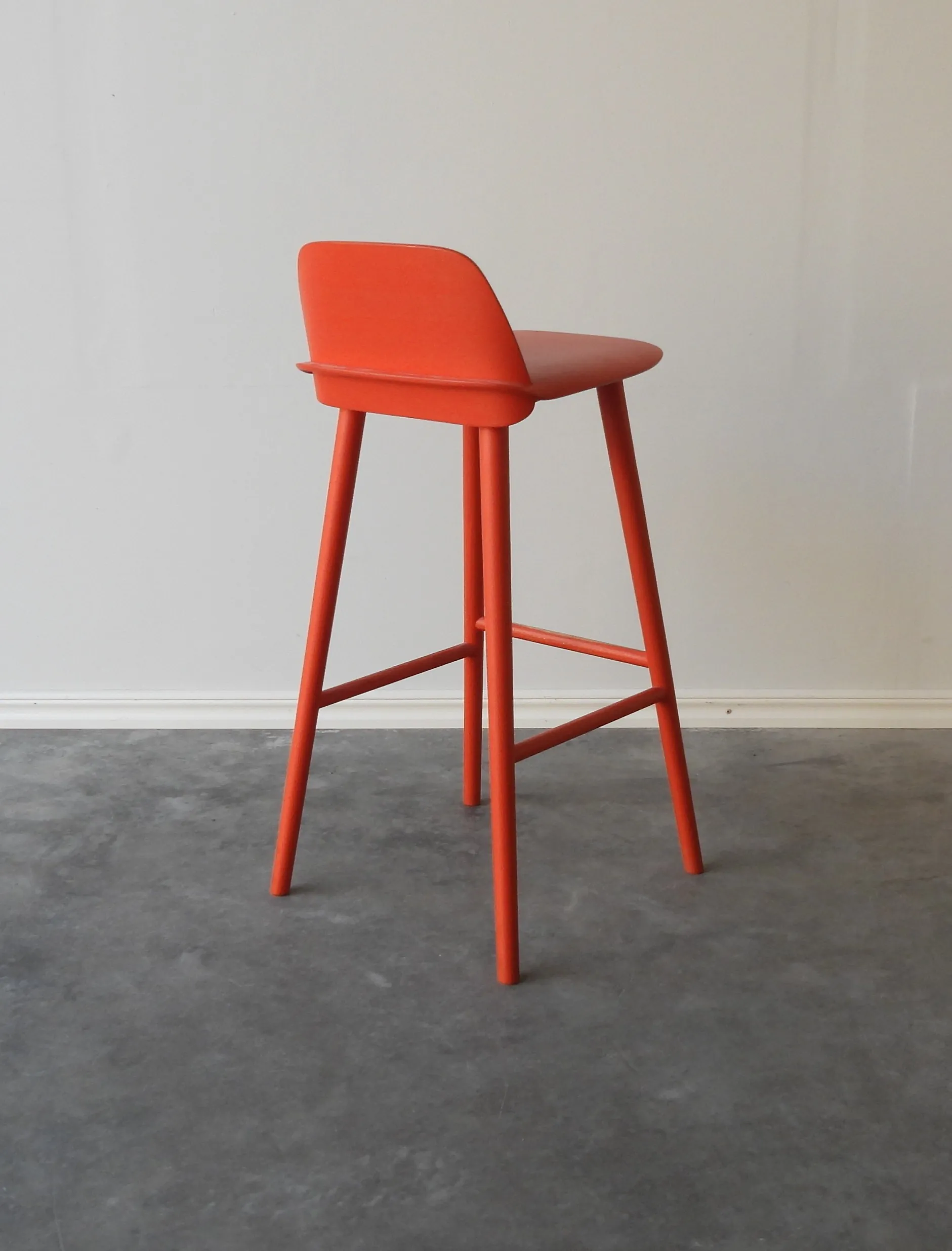 Barstol Nerd Muuto Röd/Orange