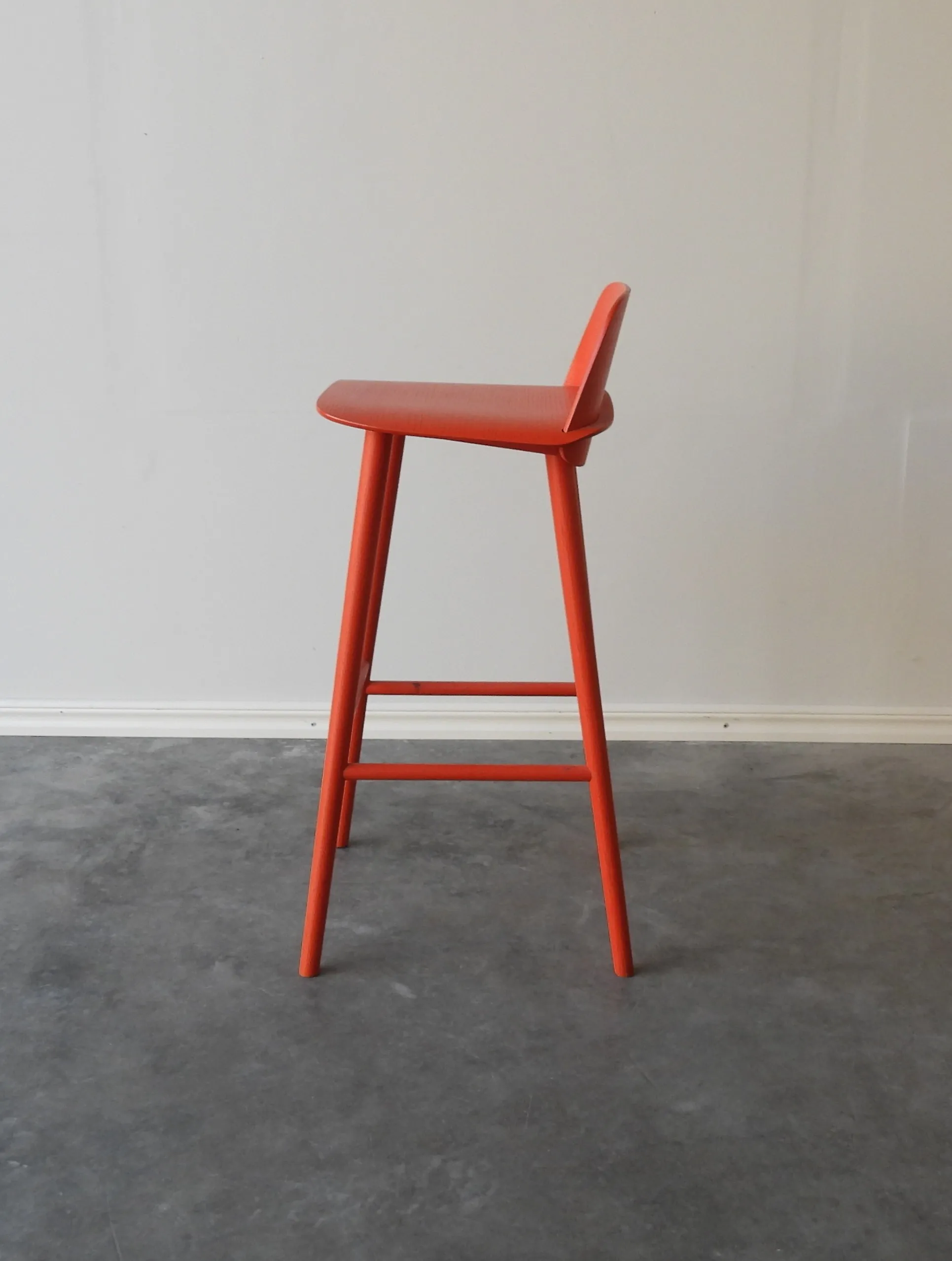 Barstol Nerd Muuto Röd/Orange