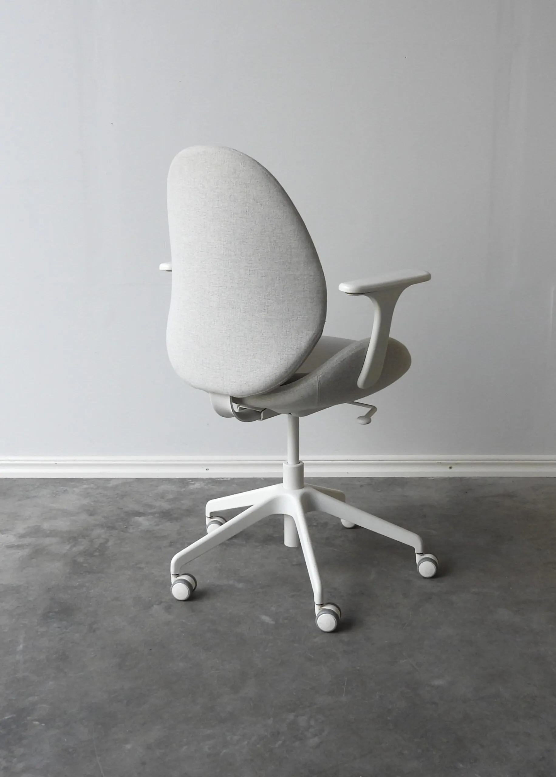 Kontorsstol Ikea Hattefjäll Ljusgrå/Armstöd