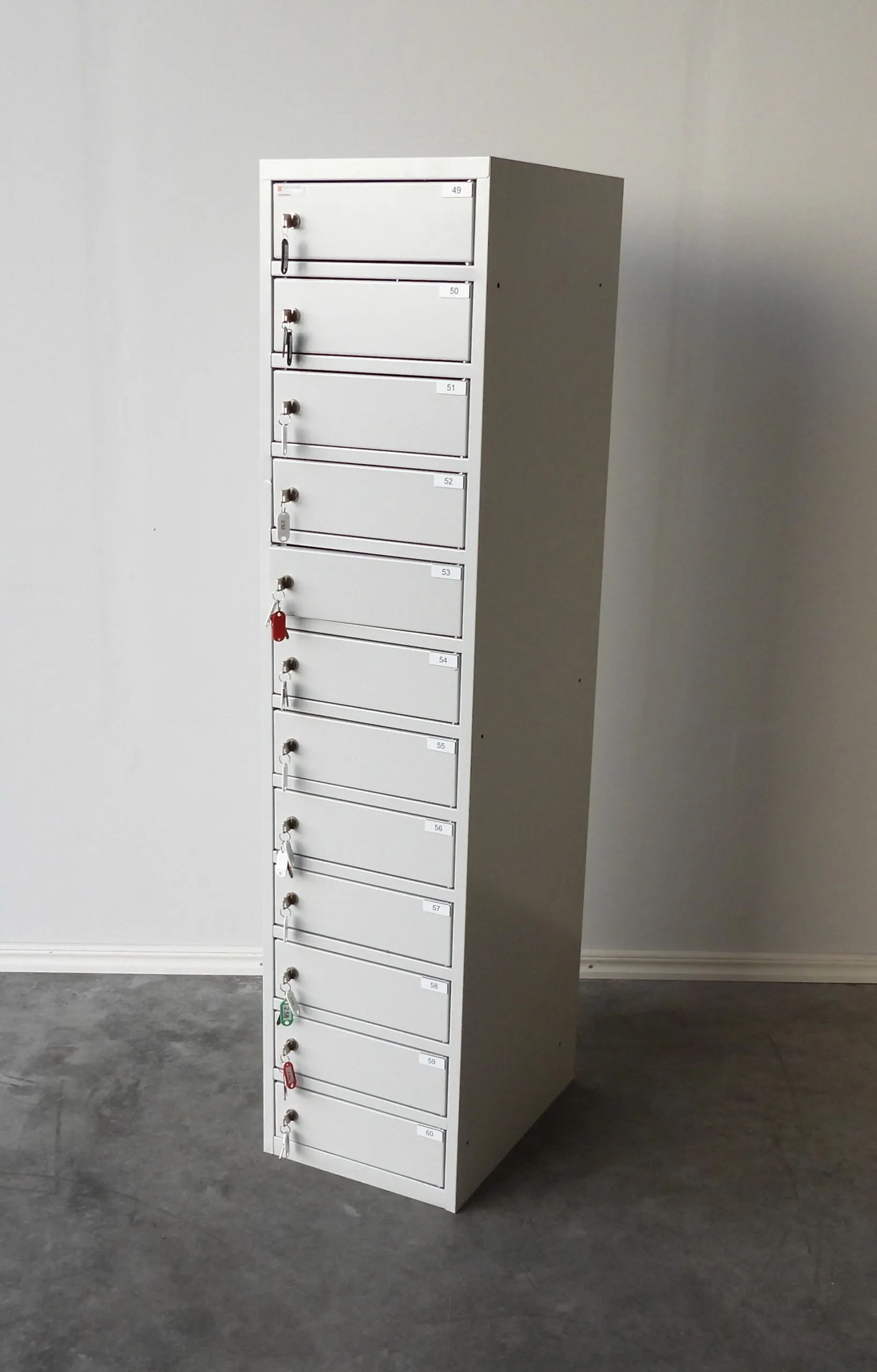 Småfacksskåp Sarpsborg Grått 175x40Cm