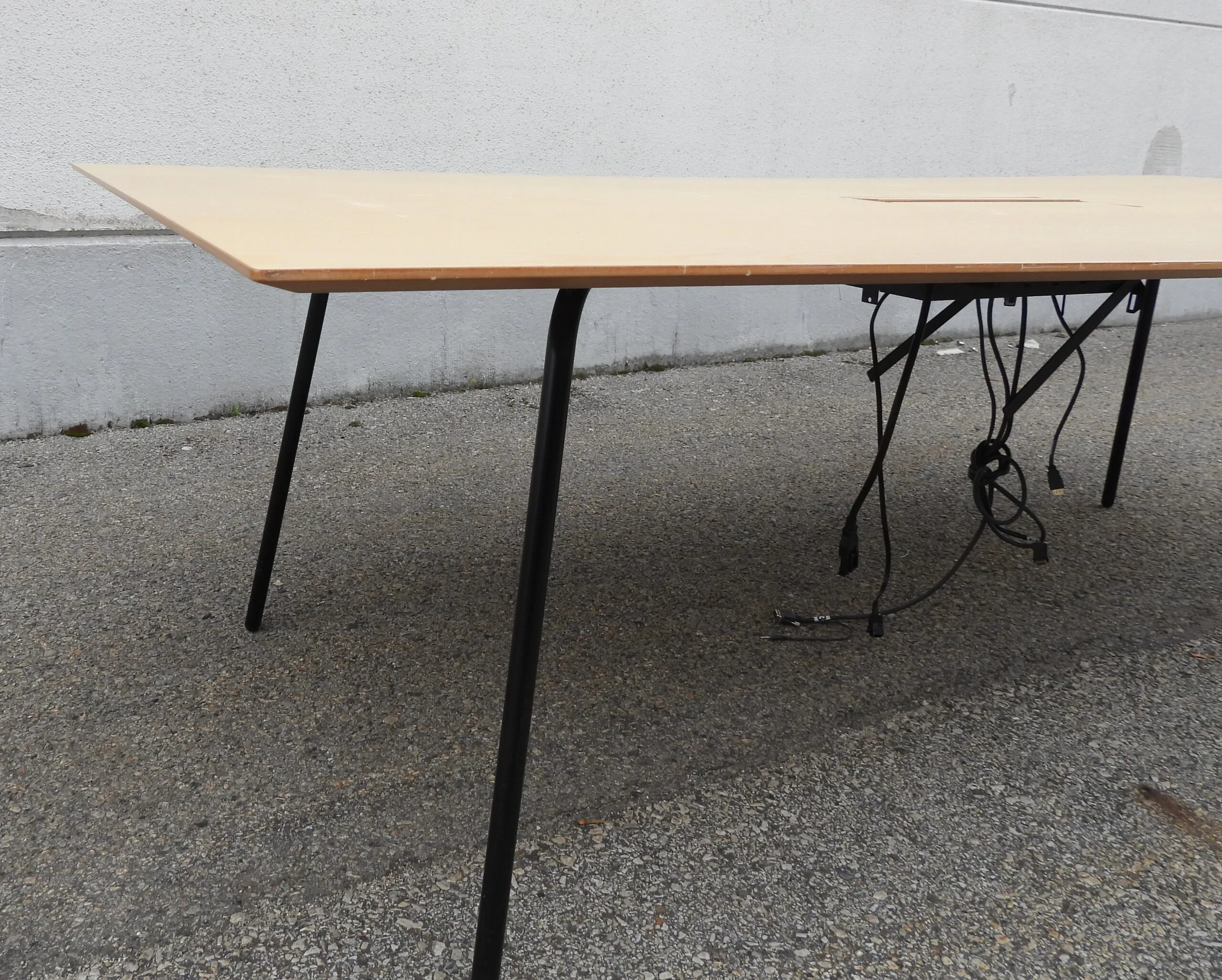 Konferensbord Paper David Design Ask 240x120Cm