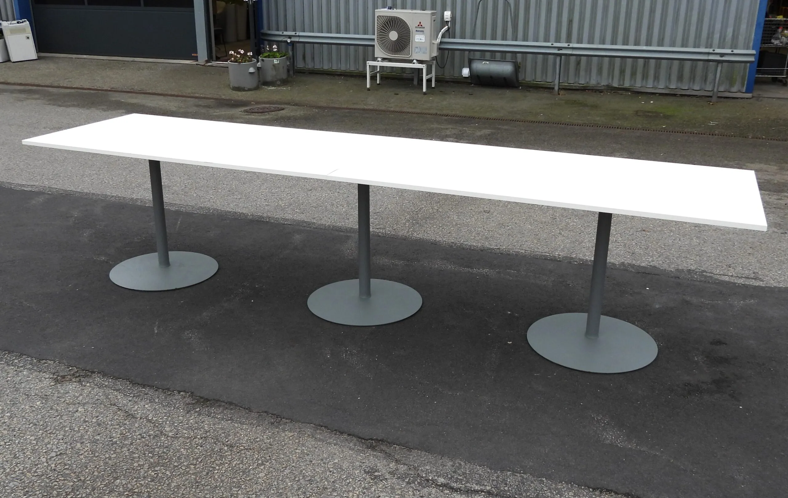 Konferensbord 324x80Cm Vitt